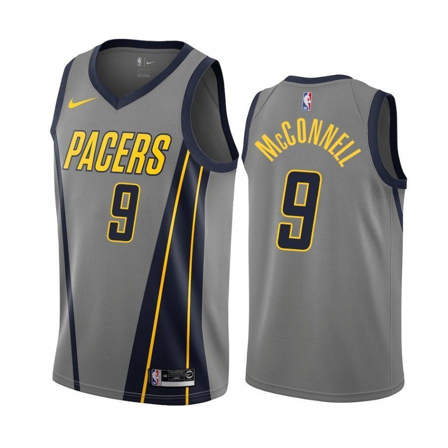 Men's Indiana Pacers T.j. Mcconnell 9 City Men's Jersey