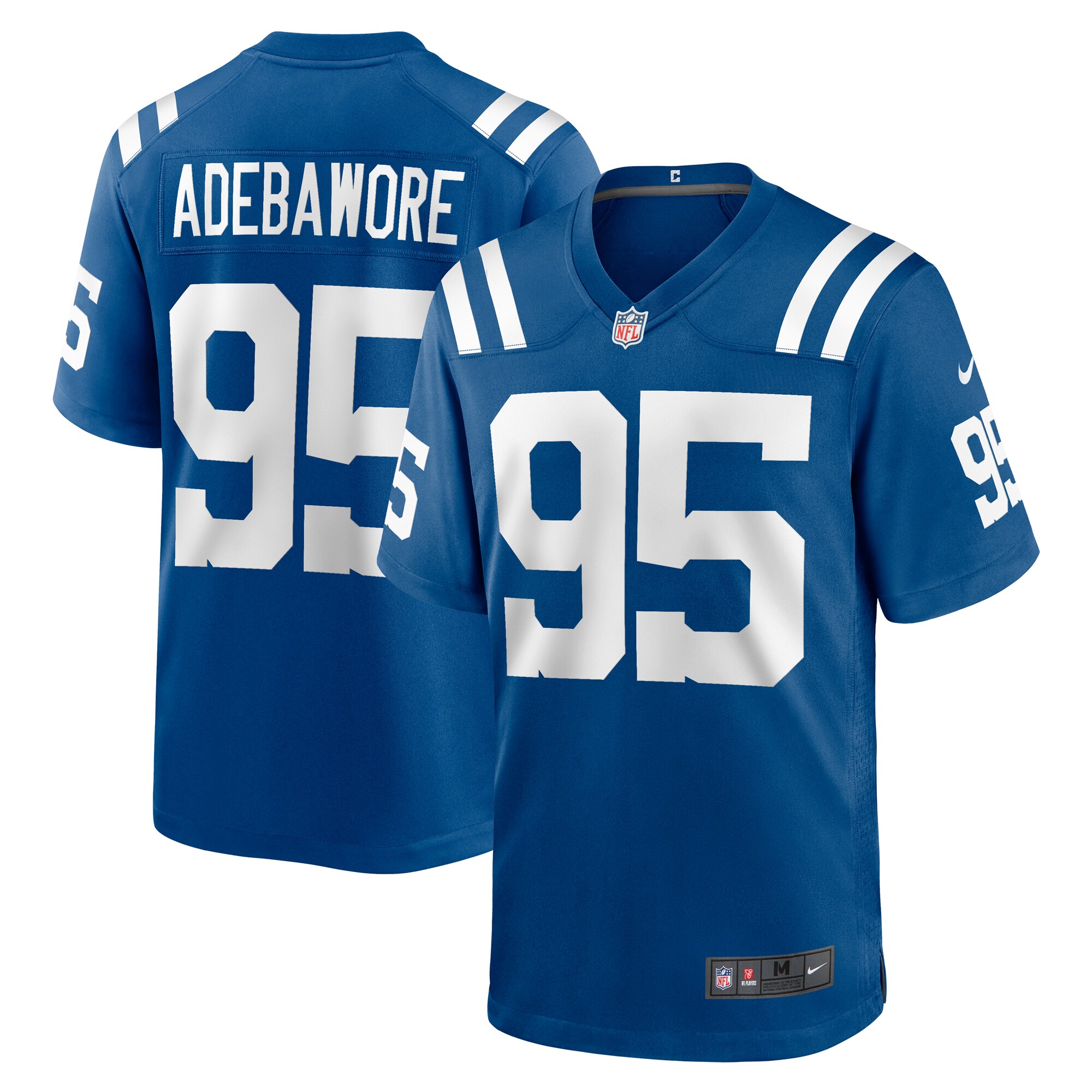 Men's Indianapolis Colts Adetomiwa Adebawore Royal Team Game Jersey Js3543