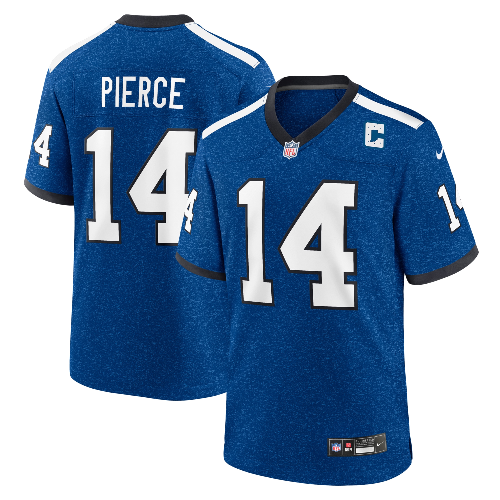 Men's Indianapolis Colts Alec Pierce Royal Indiana Nights Alternate Game Jersey Js4261