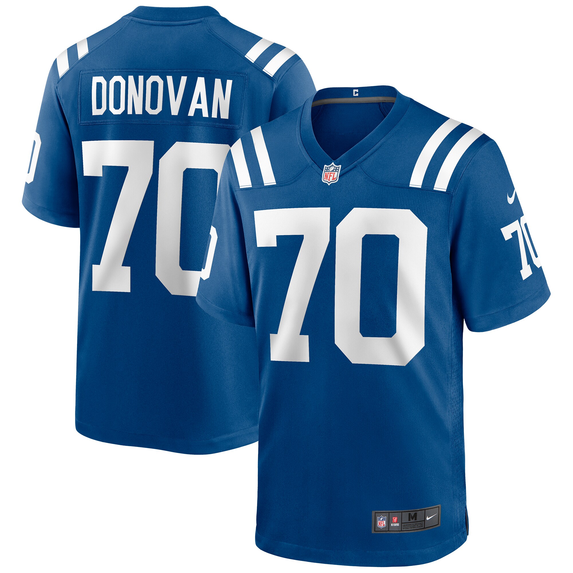 Men's Indianapolis Colts Art Donovan Royal Game Retired Player Jersey Js3274