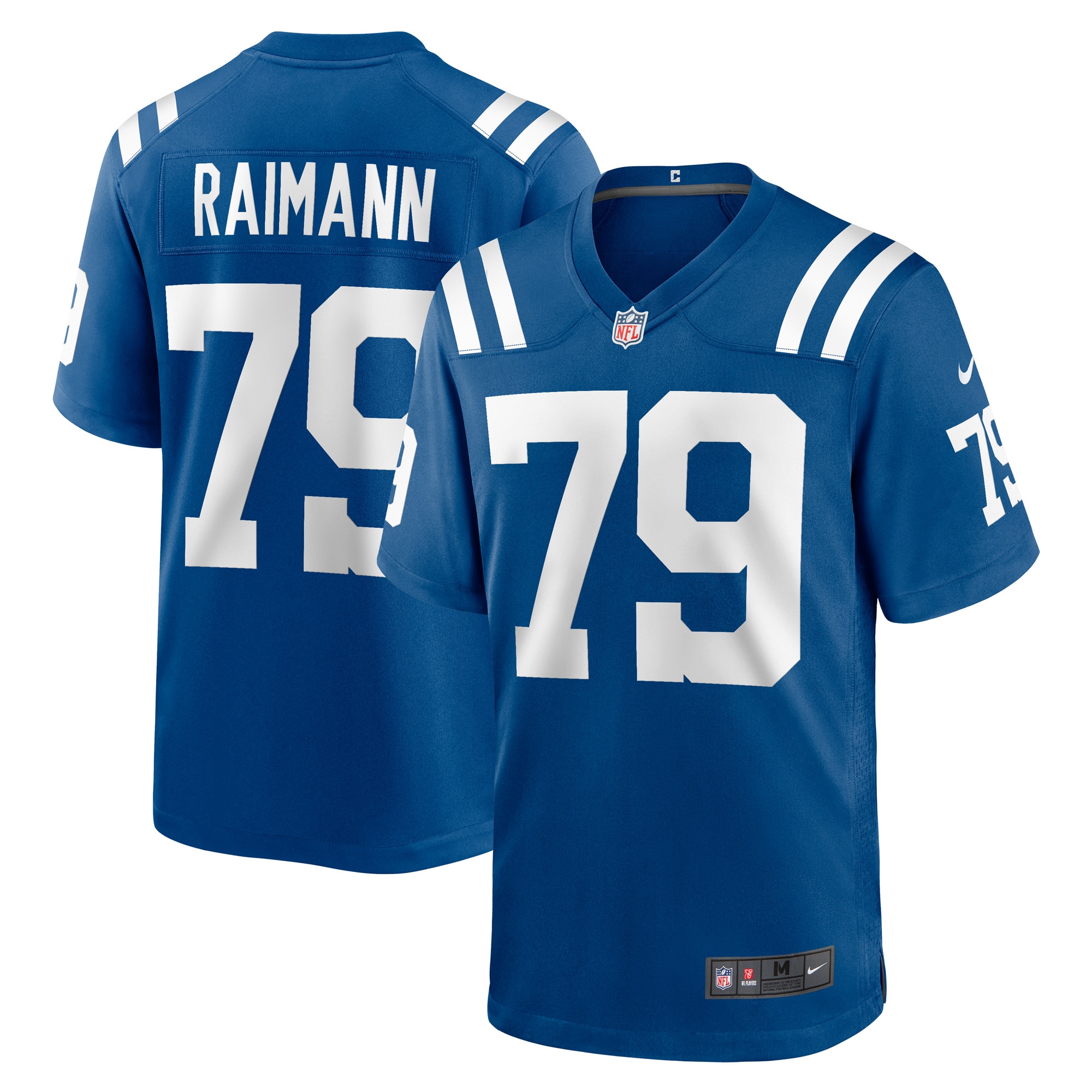 Men's Indianapolis Colts Bernhard Raimann Royal Player Game Jersey Js9197