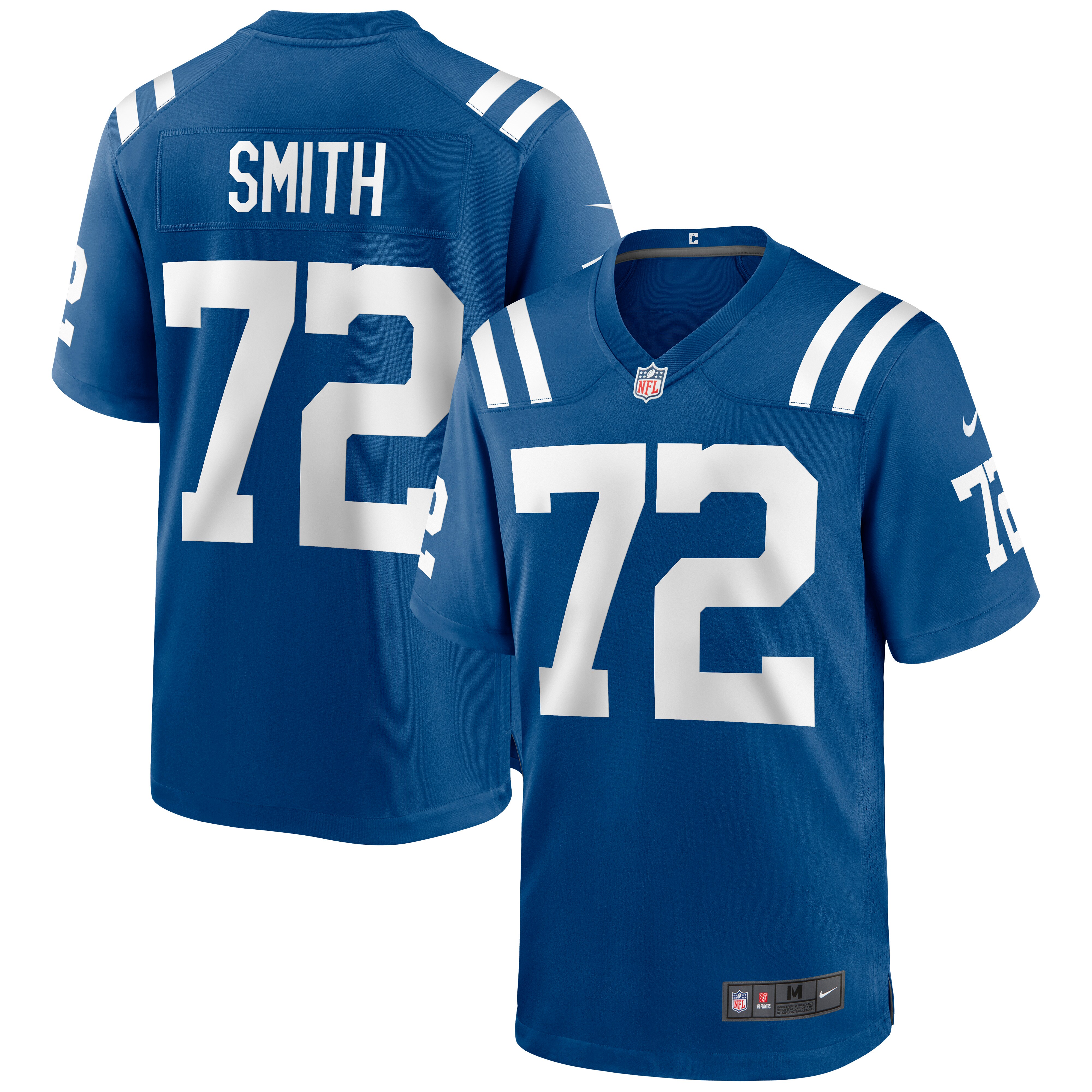 Men's Indianapolis Colts Braden Smith Royal Game Jersey Js7684