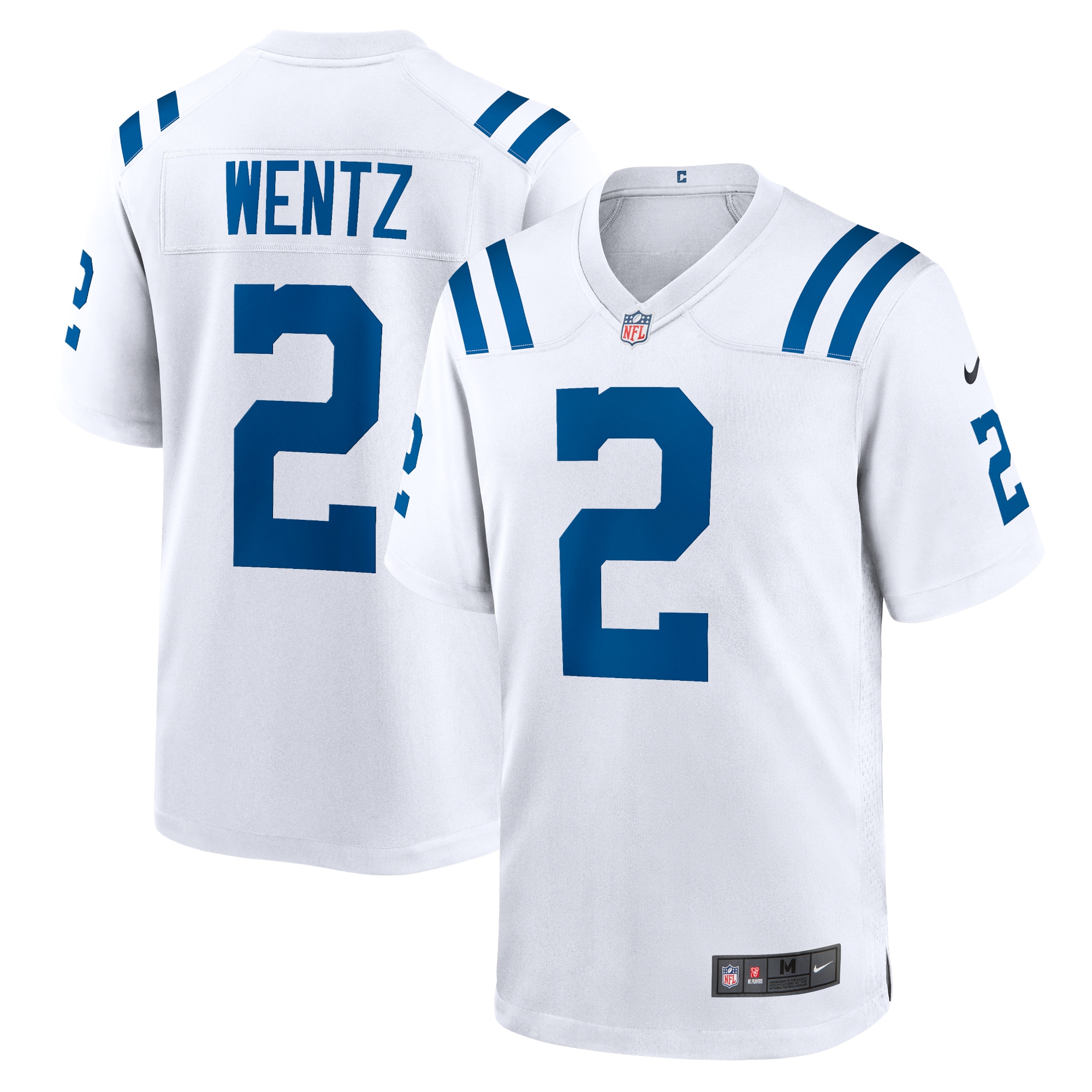 Men's Indianapolis Colts Carson Wentz White Game Jersey Js3085