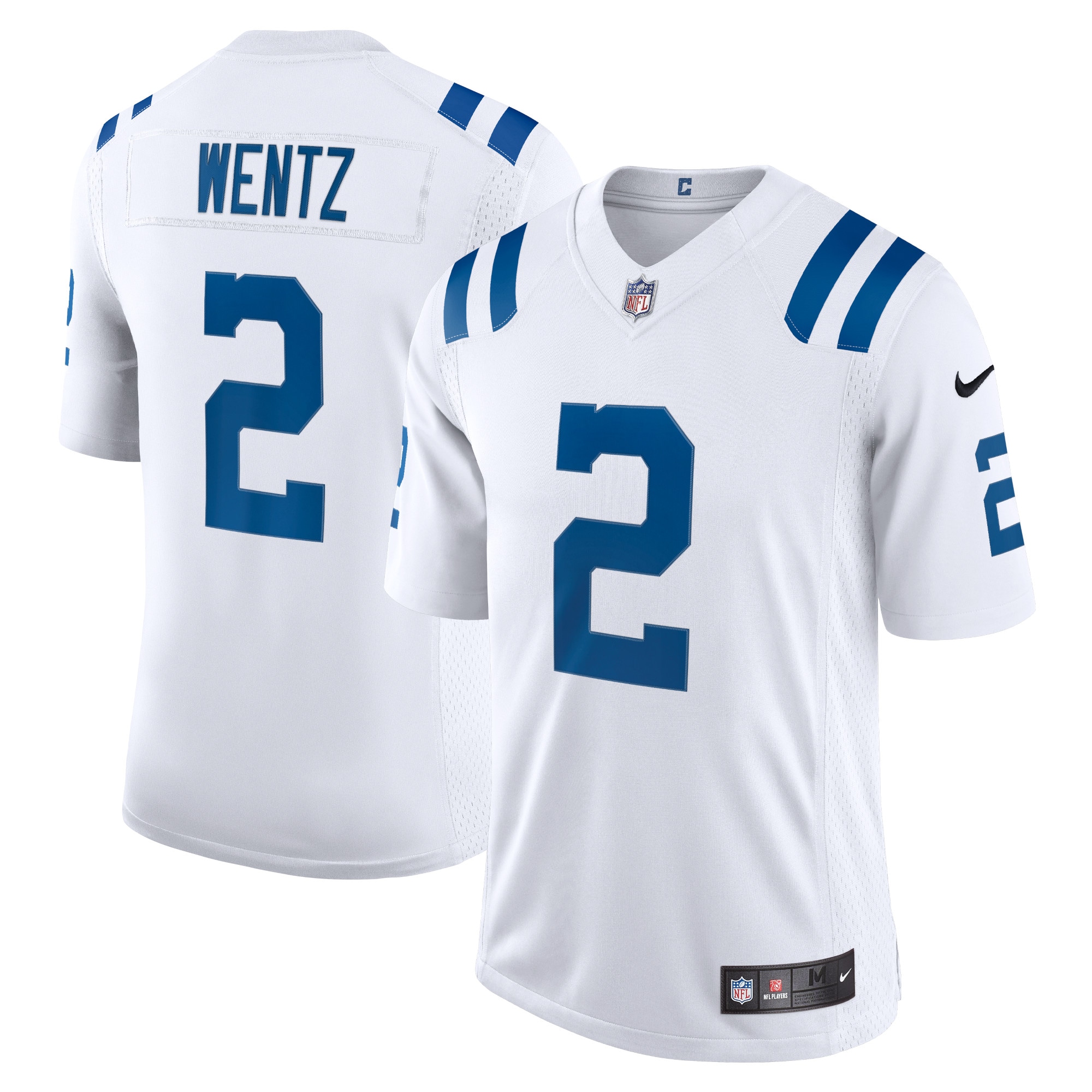 Men's Indianapolis Colts Carson Wentz White Vapor Limited Jersey Js8341