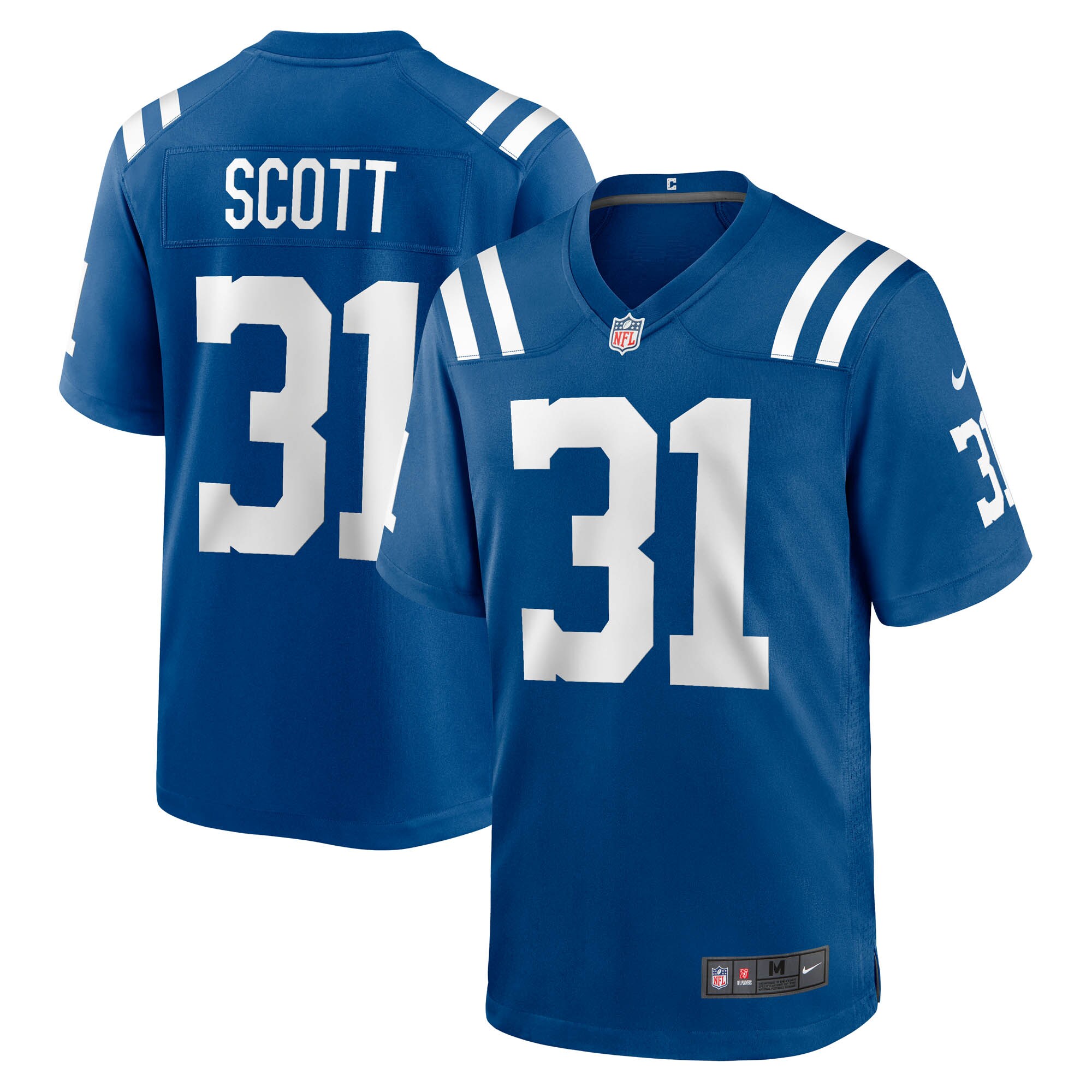 Men's Indianapolis Colts Daniel Scott Royal Game Jersey Js1508