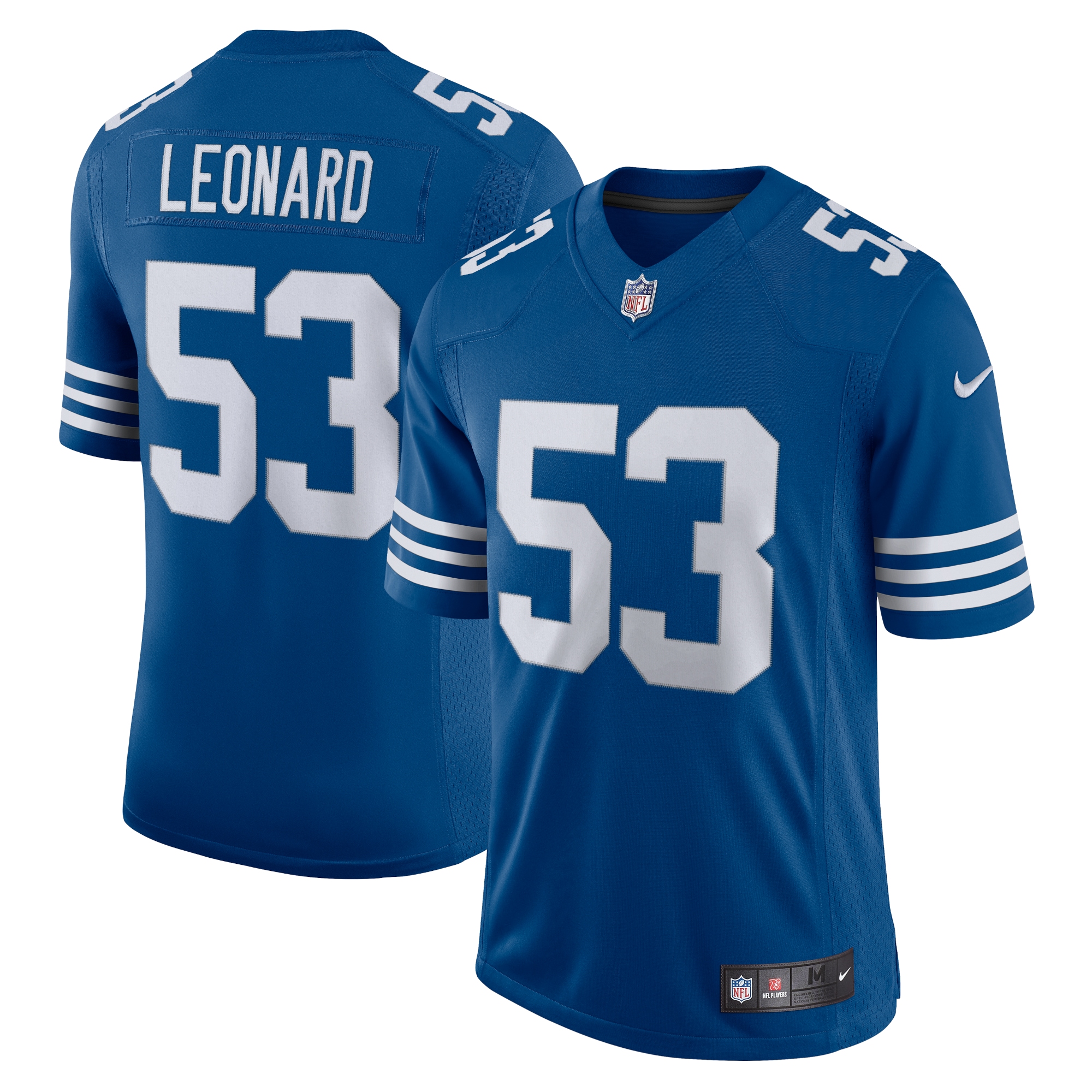 Men's Indianapolis Colts Darius Leonard Royal Alternate Vapor Limited Jersey Js3505