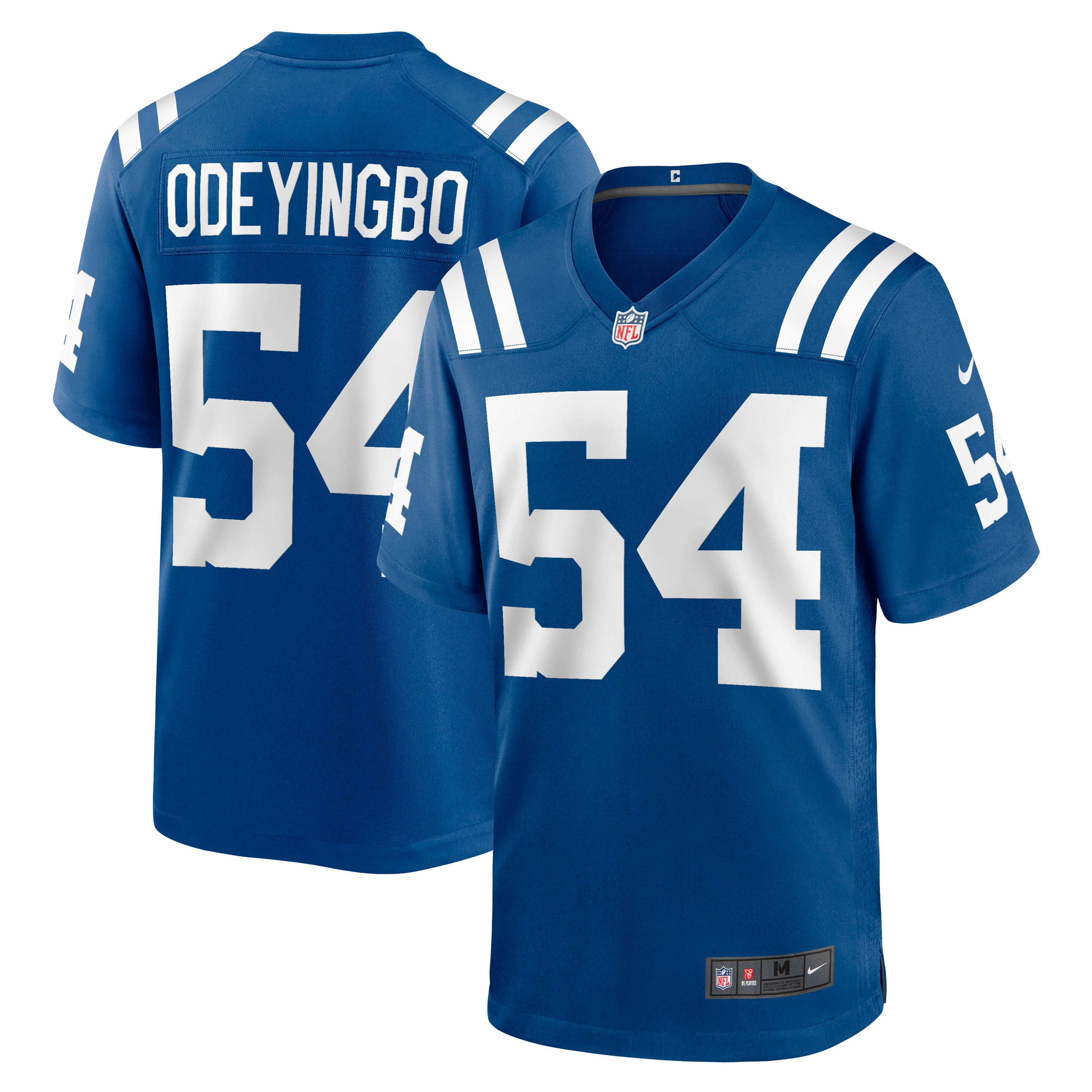 Men's Indianapolis Colts Dayo Odeyingbo Royal Game Jersey Js8633
