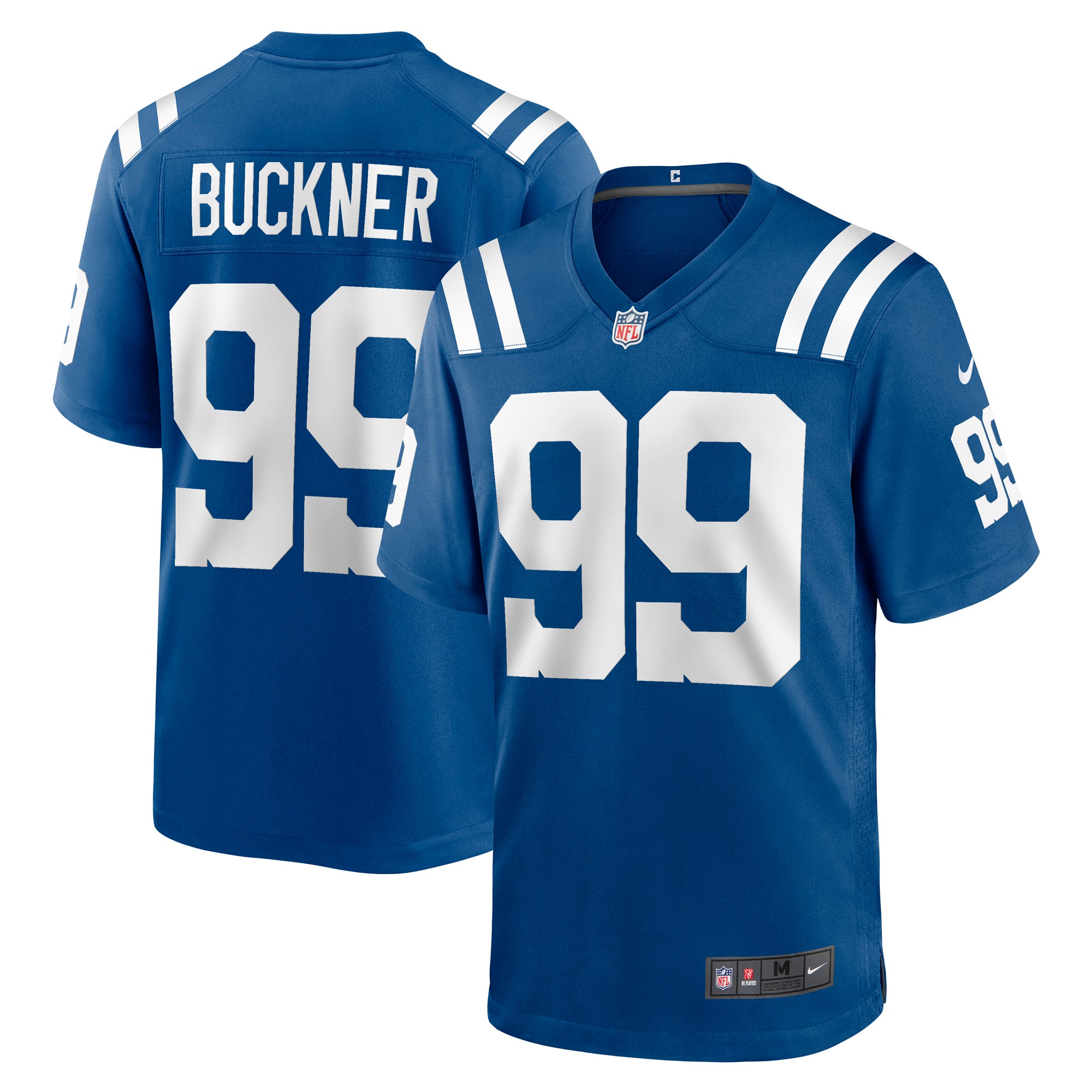 Men's Indianapolis Colts Deforest Buckner Royal Game Jersey Js6035