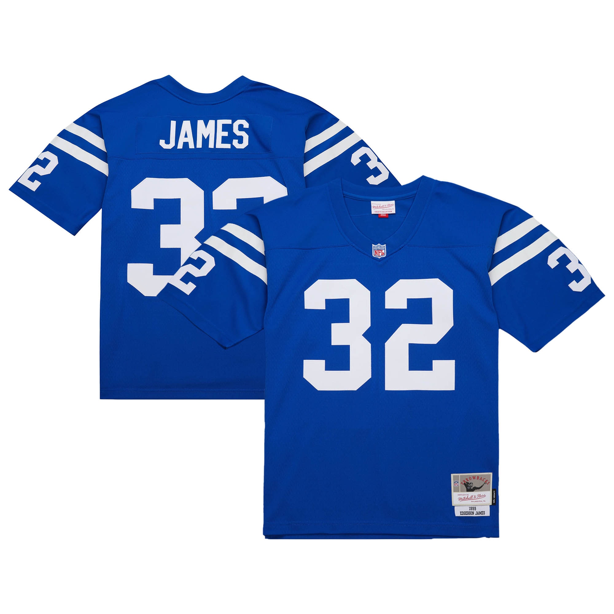 Men's Indianapolis Colts Edgerrin James Mitchell & Ness Royal 1999 Legacy Jersey Js7675