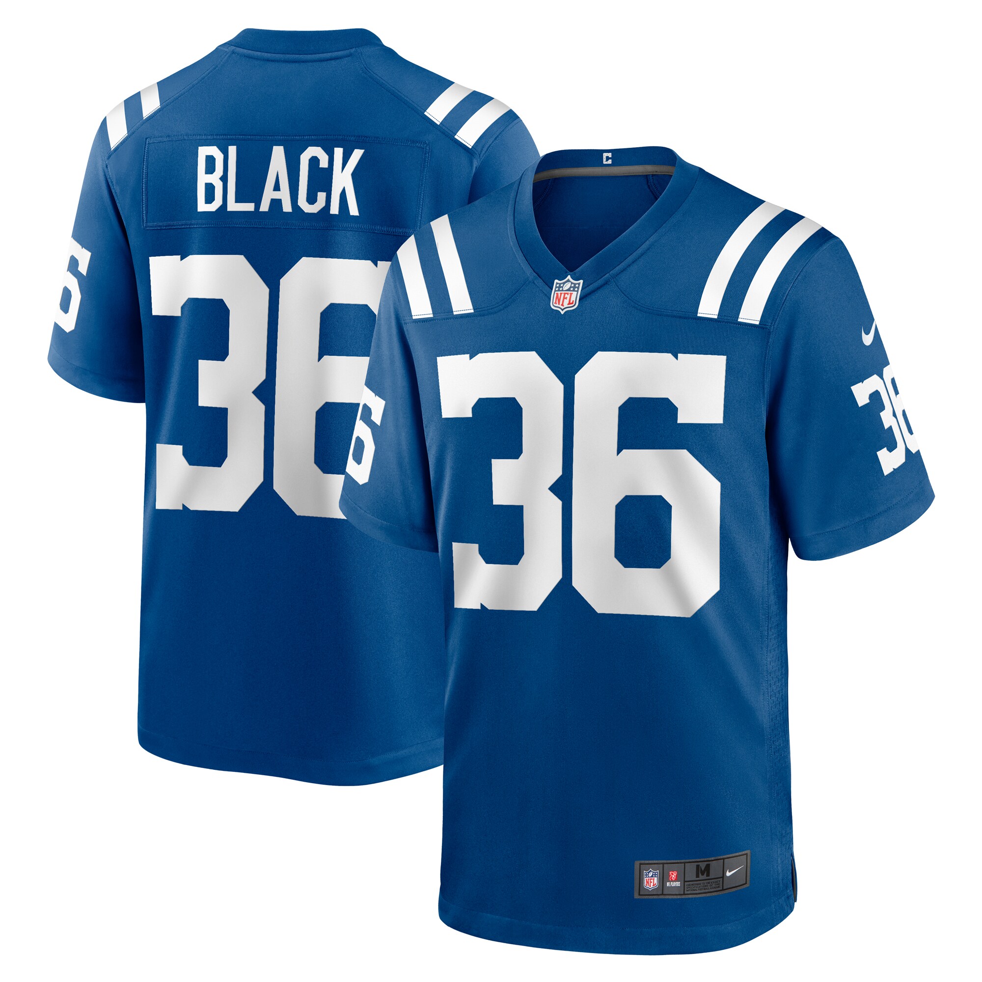 Men's Indianapolis Colts Henry Black Royal Team Game Jersey Js7439