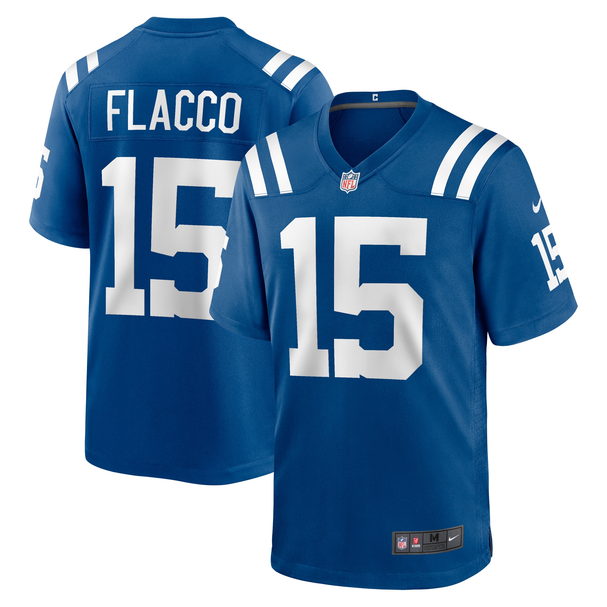 Men's Indianapolis Colts Joe Flacco Royal Game Jersey Js6584