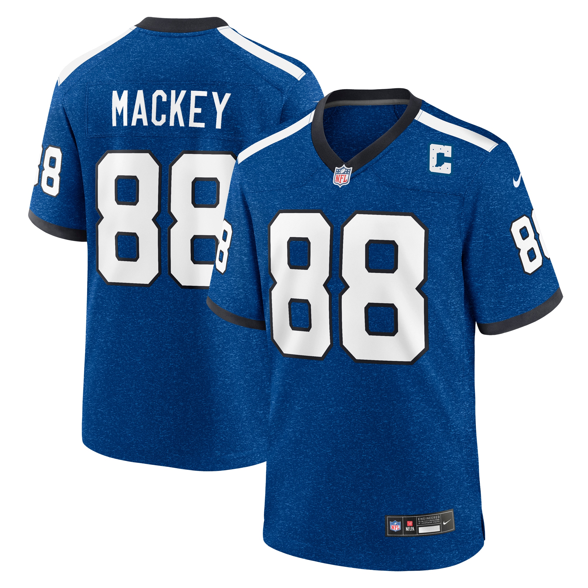 Men's Indianapolis Colts John Mackey Royal Indiana Nights Alternate Game Jersey Js5634
