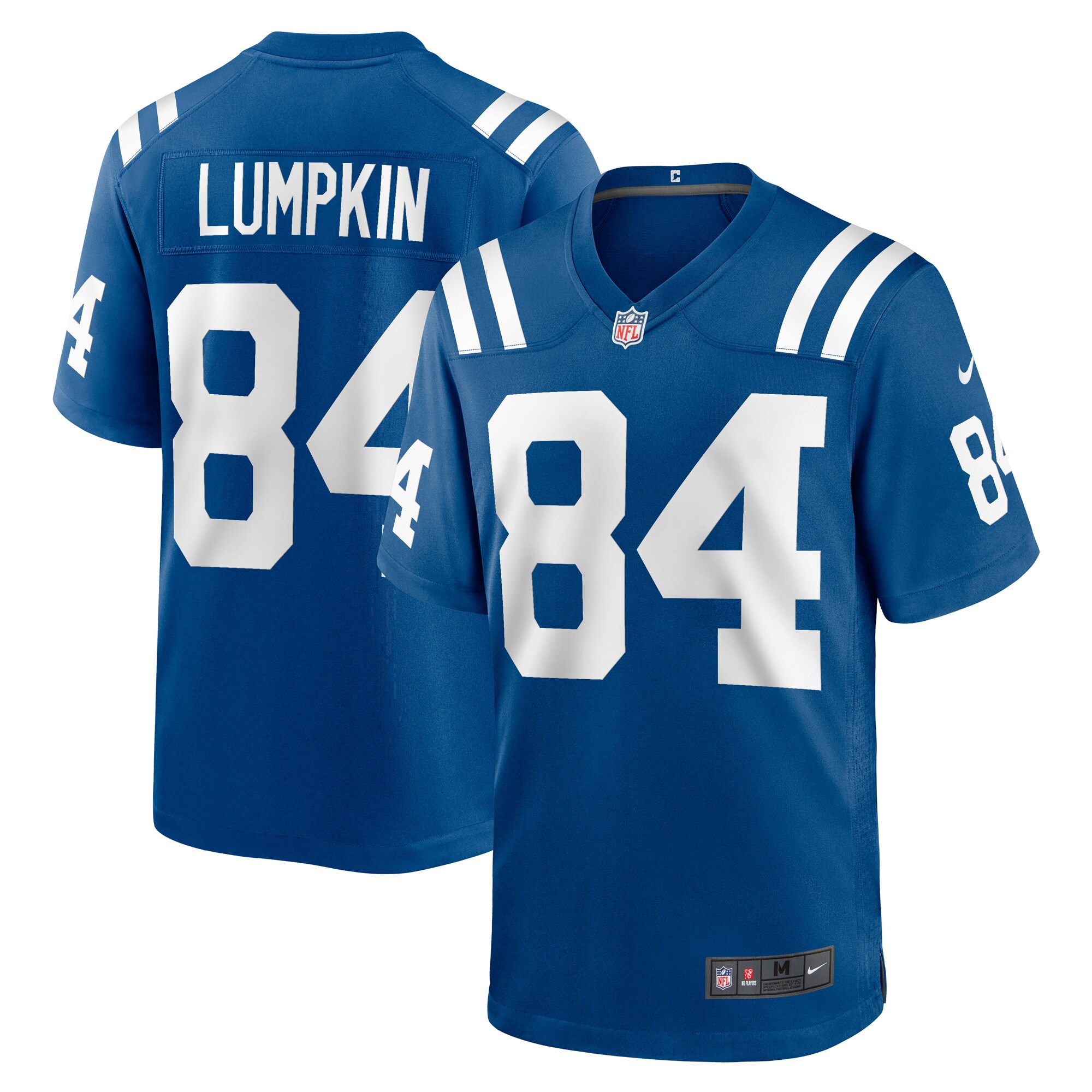 Men's Indianapolis Colts Johnny Lumpkin Royal Team Game Jersey Js9859