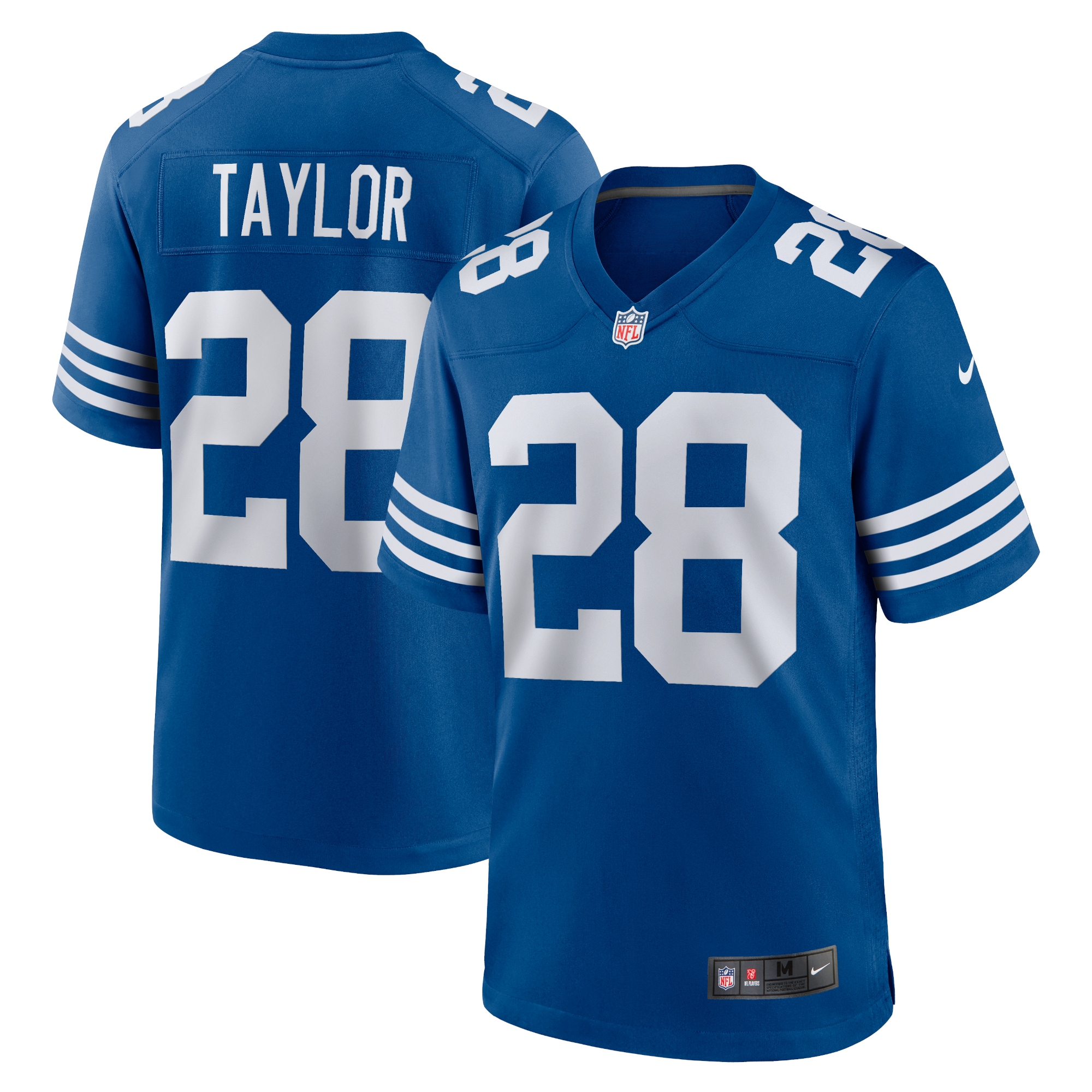 Men's Indianapolis Colts Jonathan Taylor Royal Alternate Game Jersey Js3142