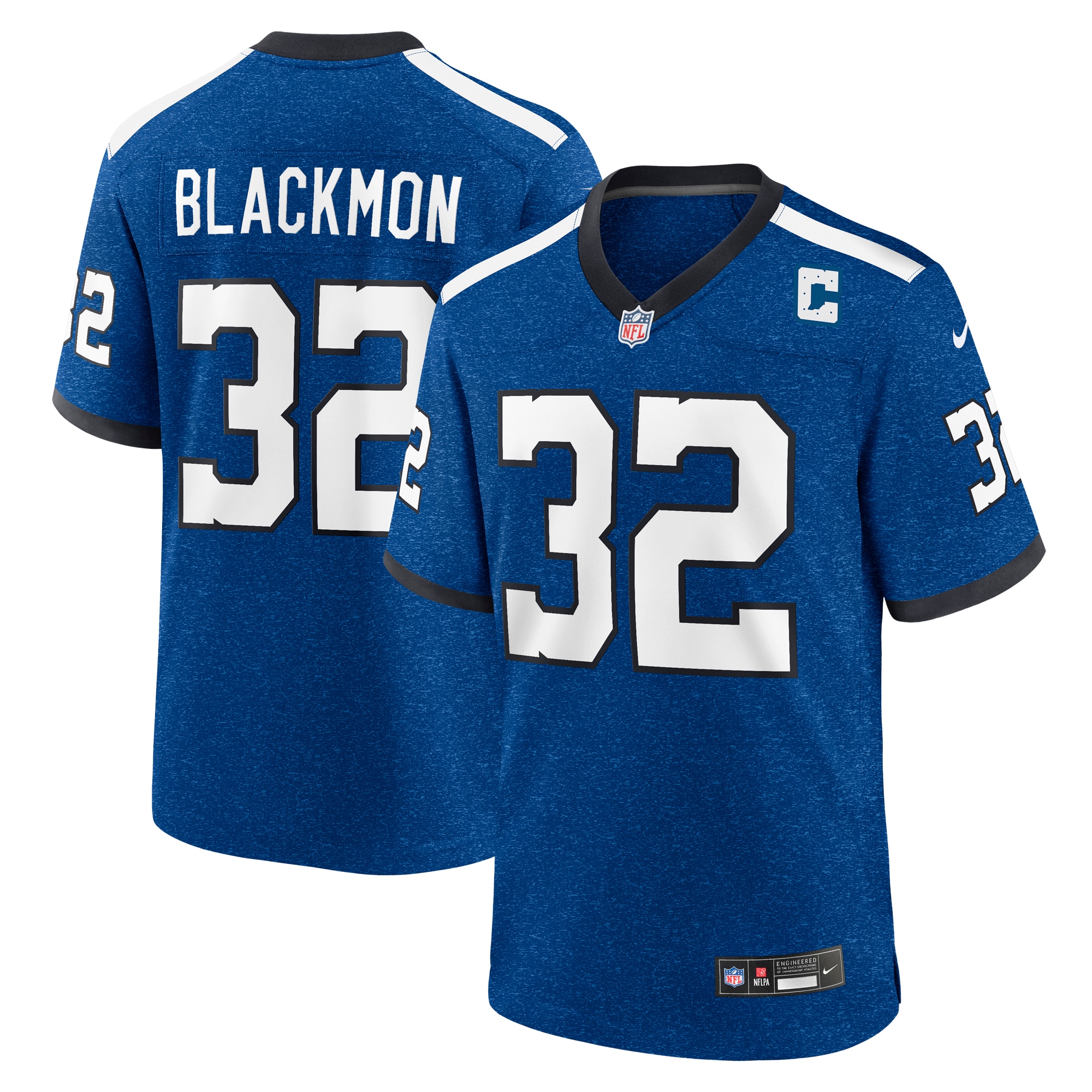 Men's Indianapolis Colts Julian Blackmon Royal Indiana Nights Alternate Game Jersey Js8116