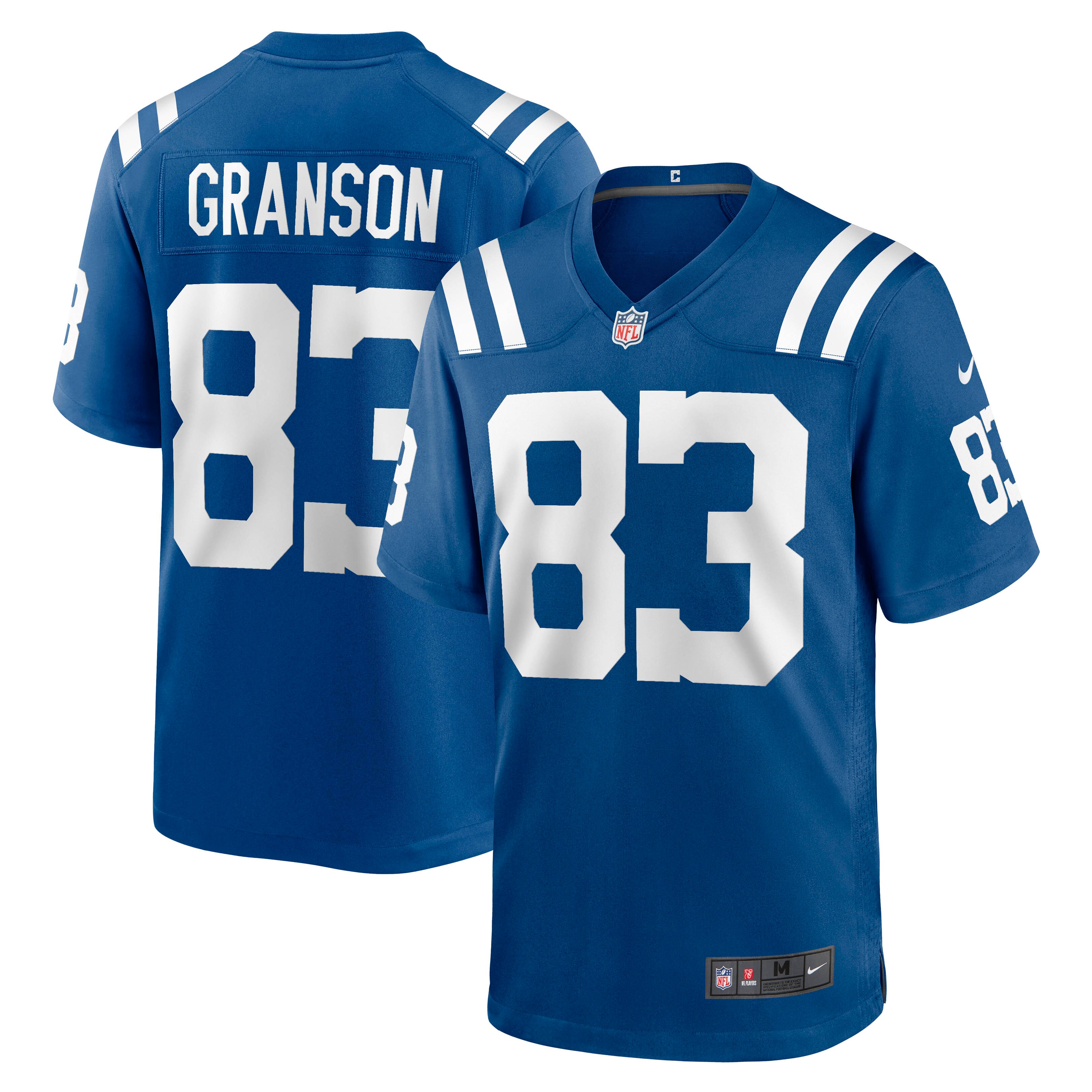 Men's Indianapolis Colts Kylen Granson Royal Game Jersey Js7520