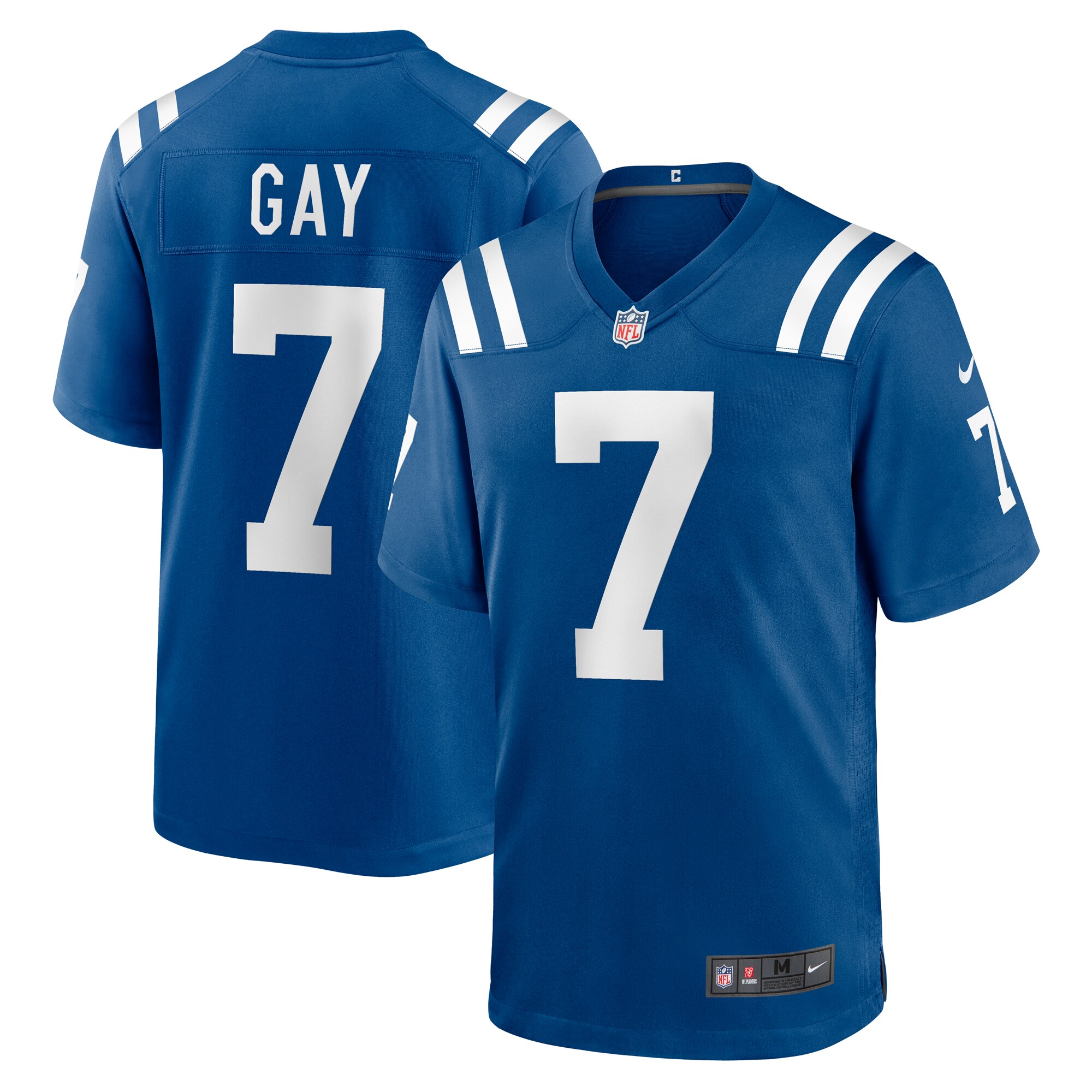 Men's Indianapolis Colts Matt Gay Royal Team Game Jersey Js3132