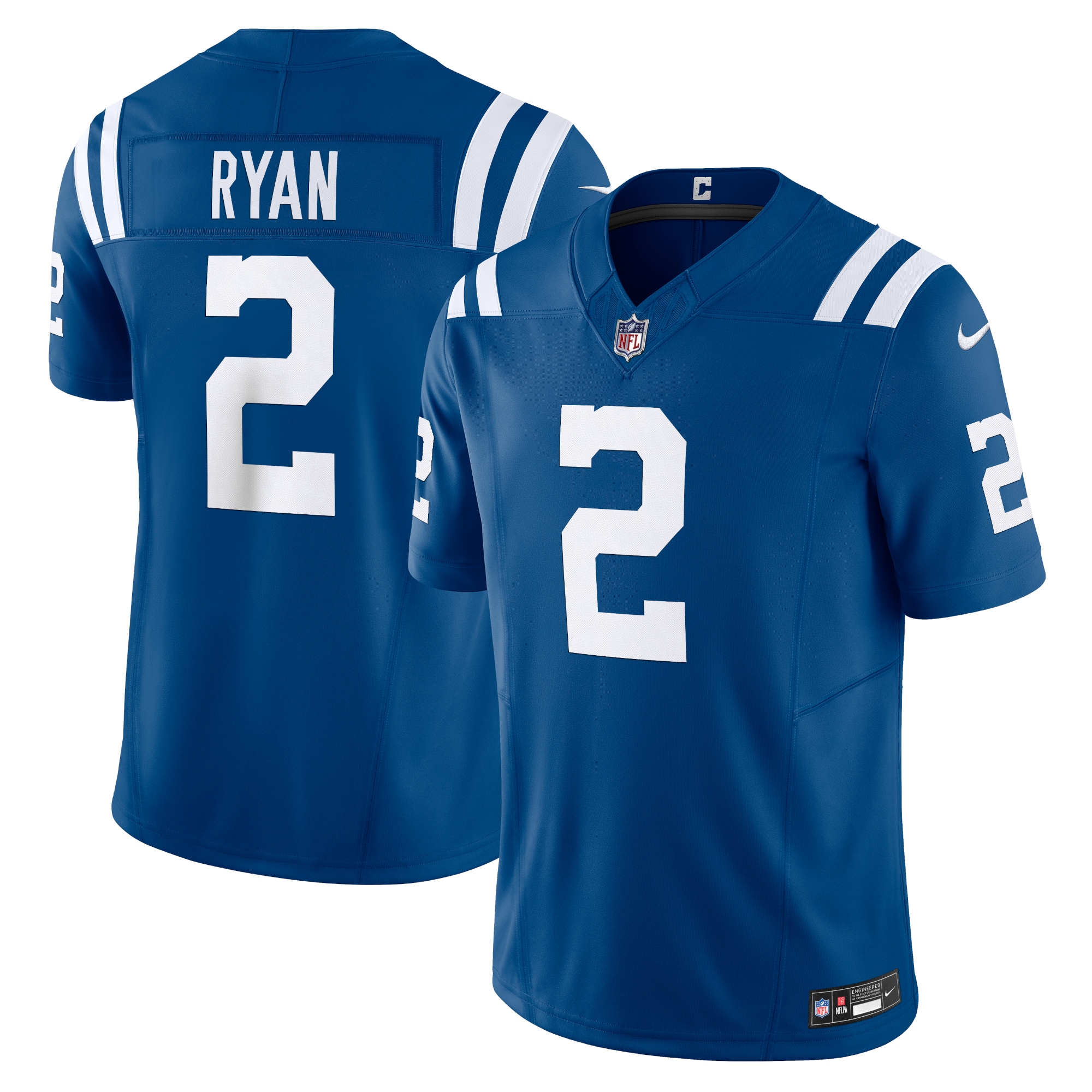 Men's Indianapolis Colts Matt Ryan Royal Vapor F.u.s.e. Limited Jersey Js8526