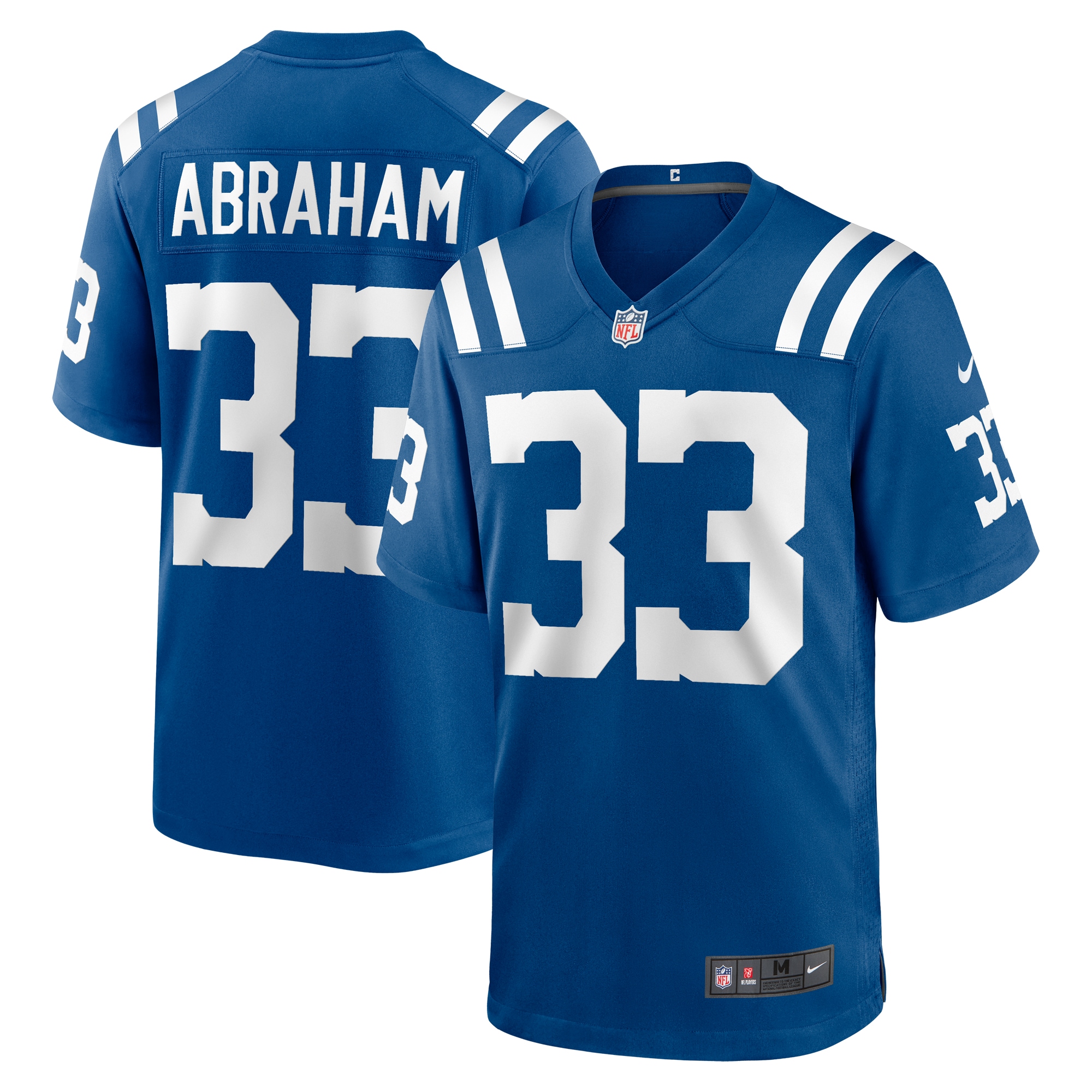 Men's Indianapolis Colts Micah Abraham Royal Game Jersey Js9352