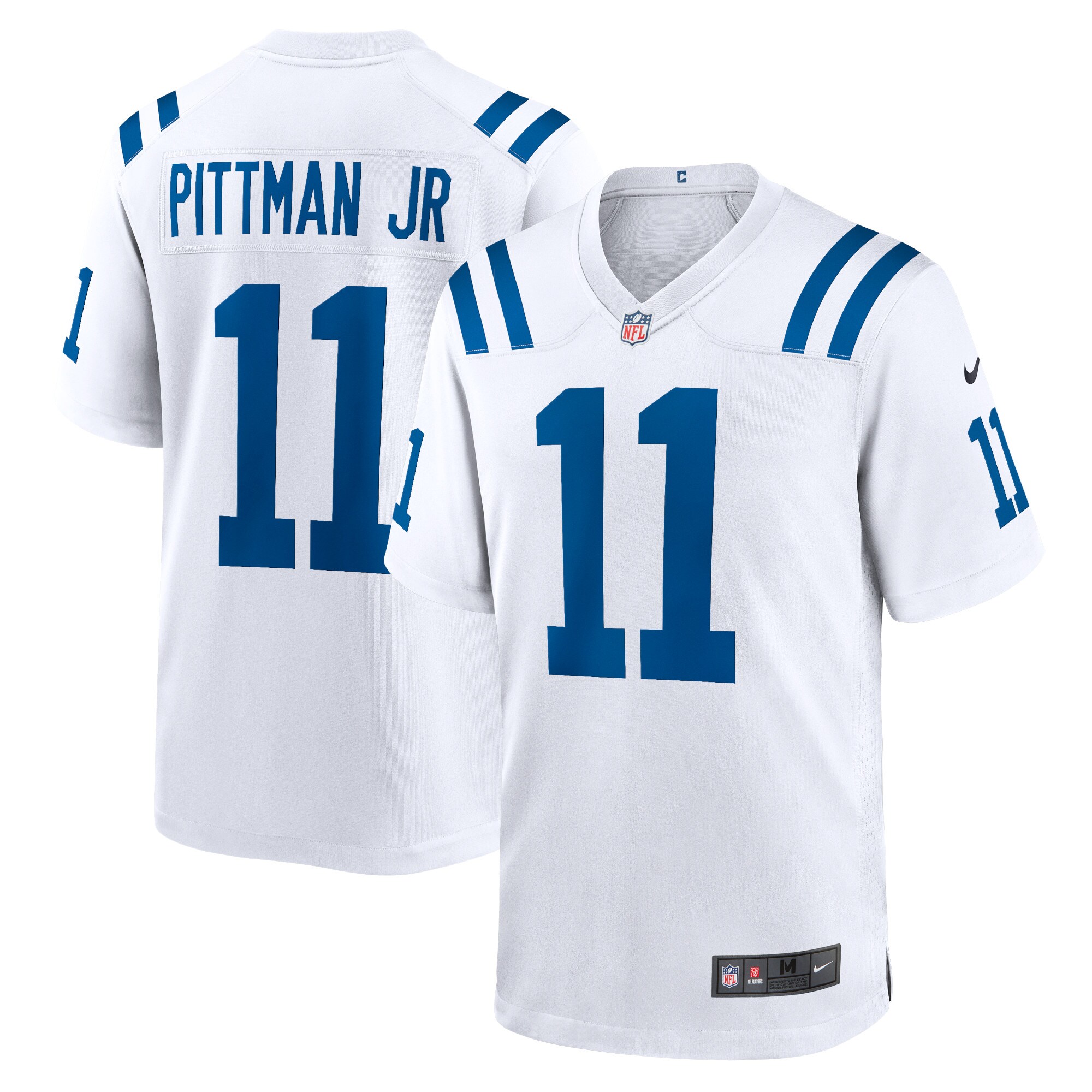 Men's Indianapolis Colts Michael Pittman Jr. White Game Jersey Js4420