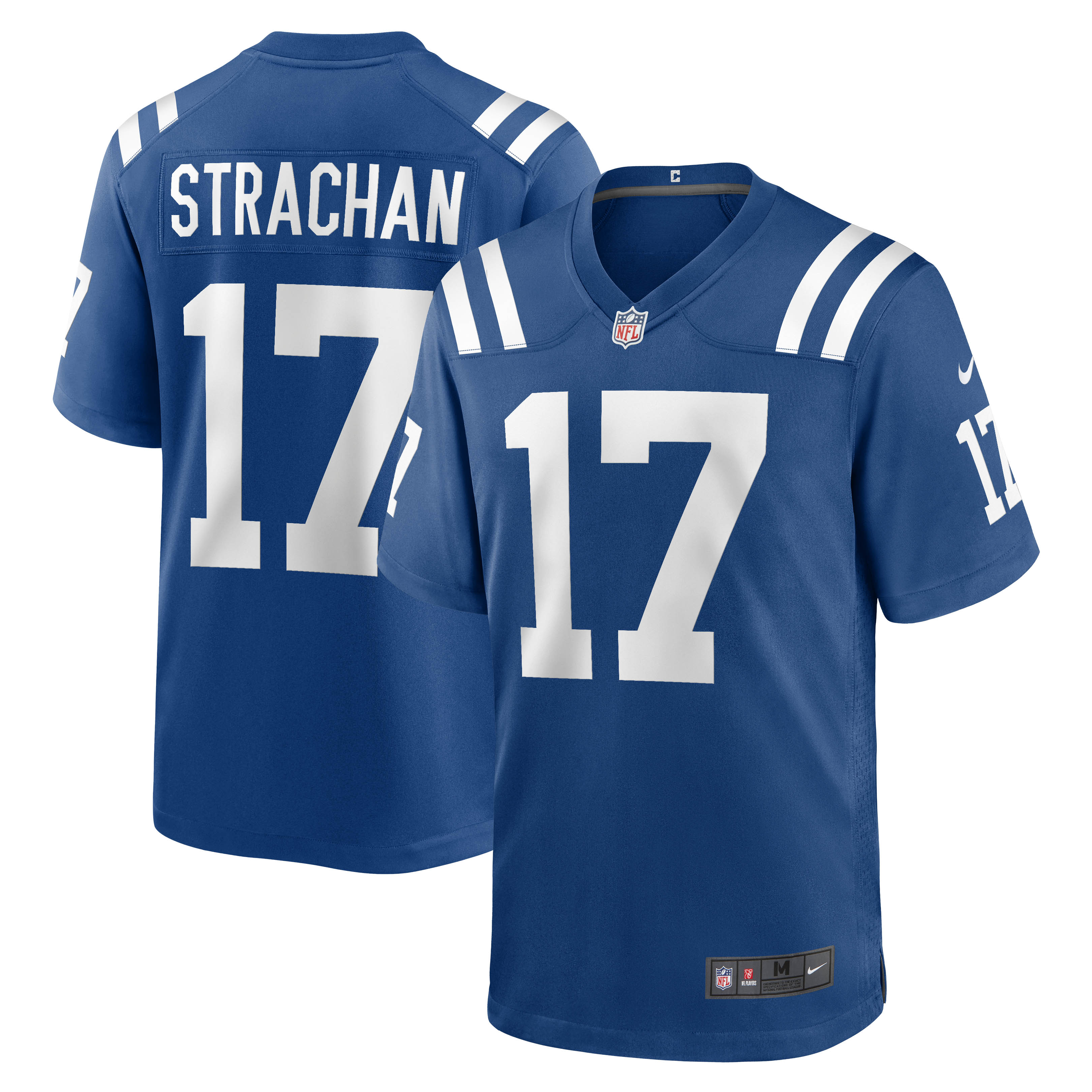 Men's Indianapolis Colts Mike Strachan Royal Game Jersey Js4014