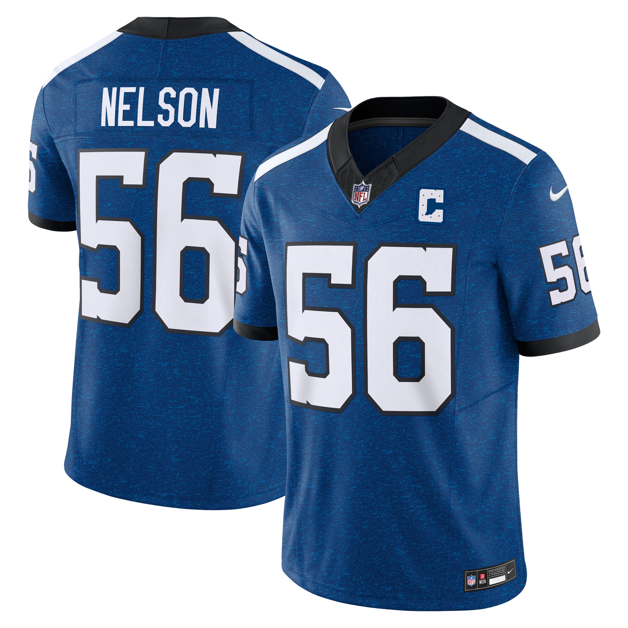 Men's Indianapolis Colts Quenton Nelson Blue Vapor F.u.s.e. Limited Jersey Js9476