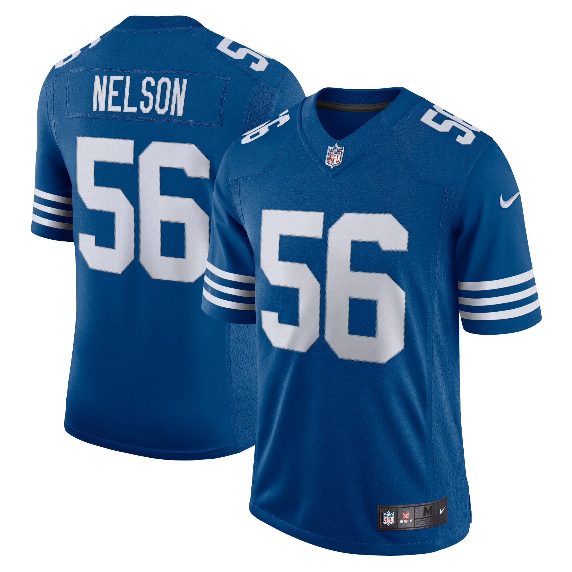 Men's Indianapolis Colts Quenton Nelson Royal Alternate Vapor Limited Jersey Js1864