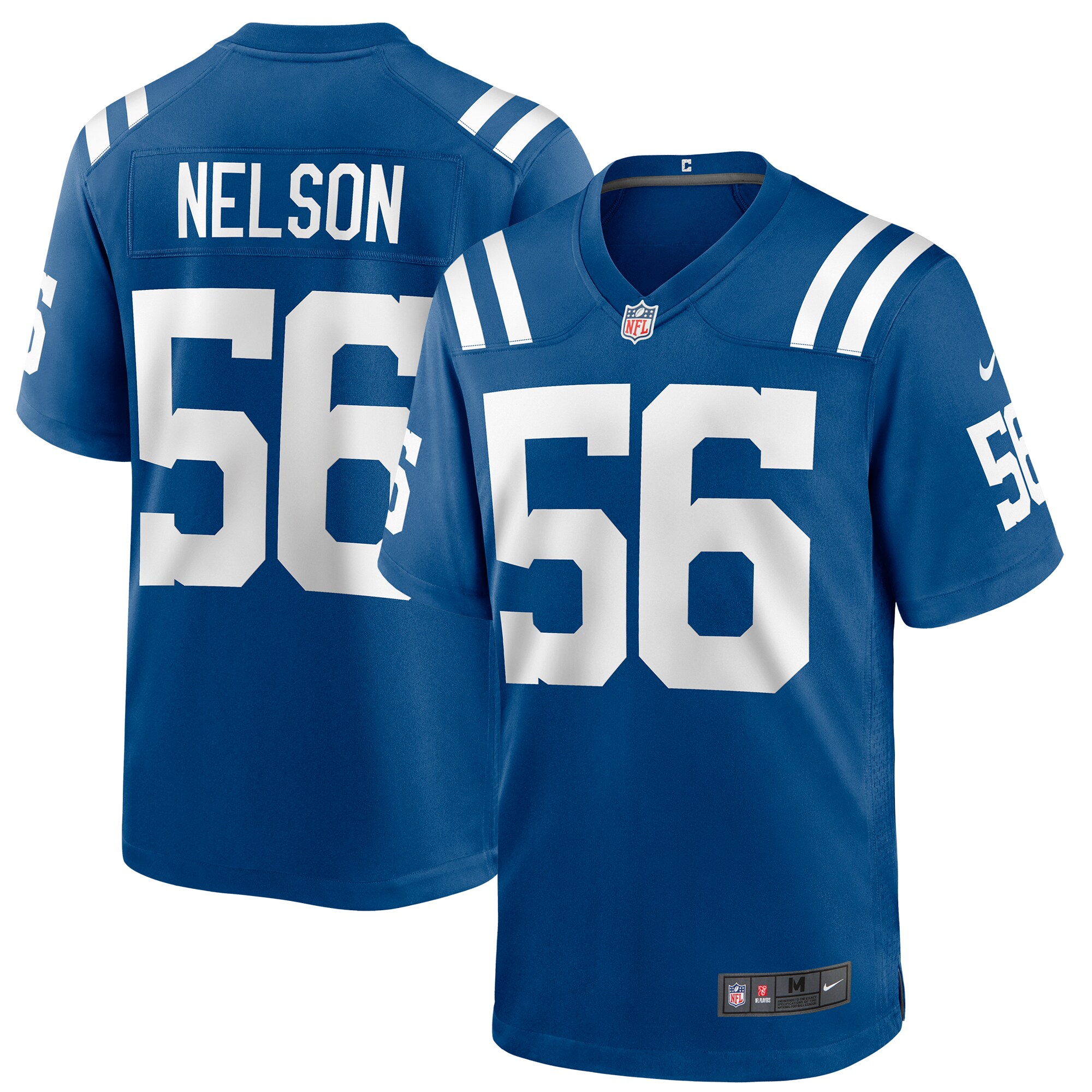 Men's Indianapolis Colts Quenton Nelson Royal Game Player Jersey Js8122