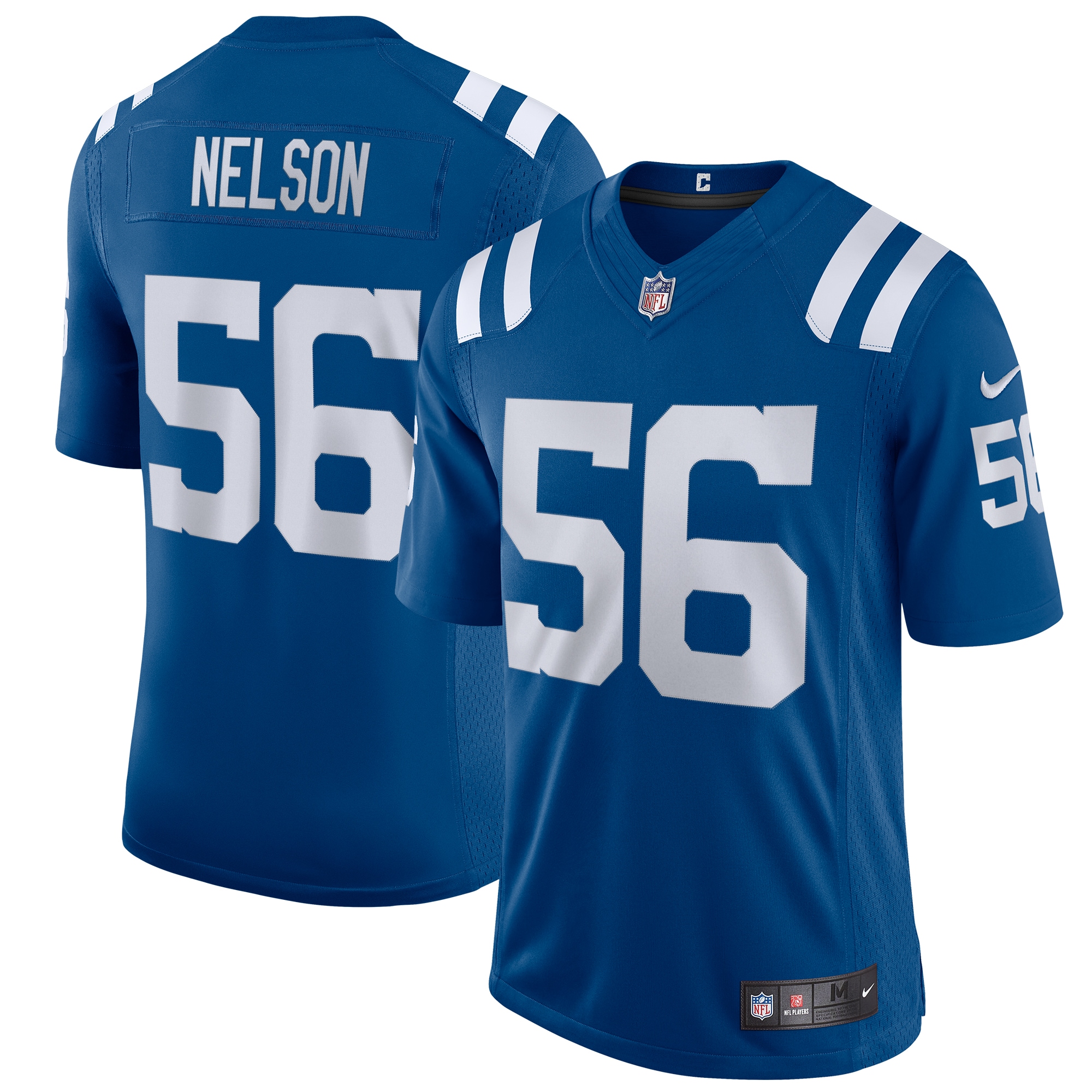 Men's Indianapolis Colts Quenton Nelson Royal Vapor Limited Jersey Js1211