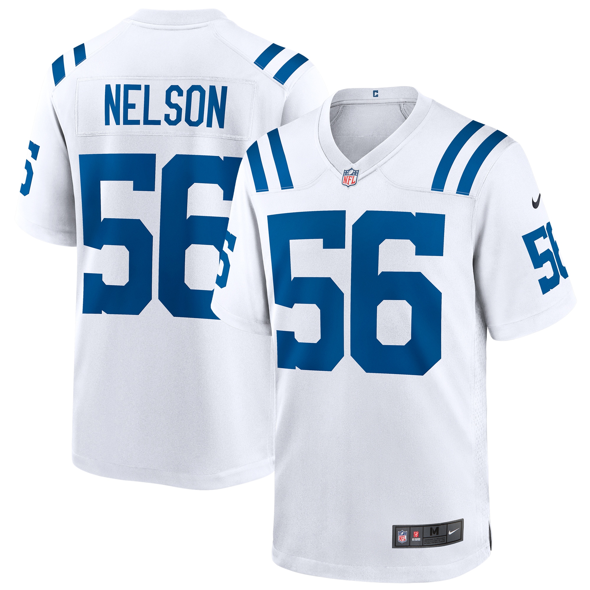 Men's Indianapolis Colts Quenton Nelson White Game Player Jersey Js6081