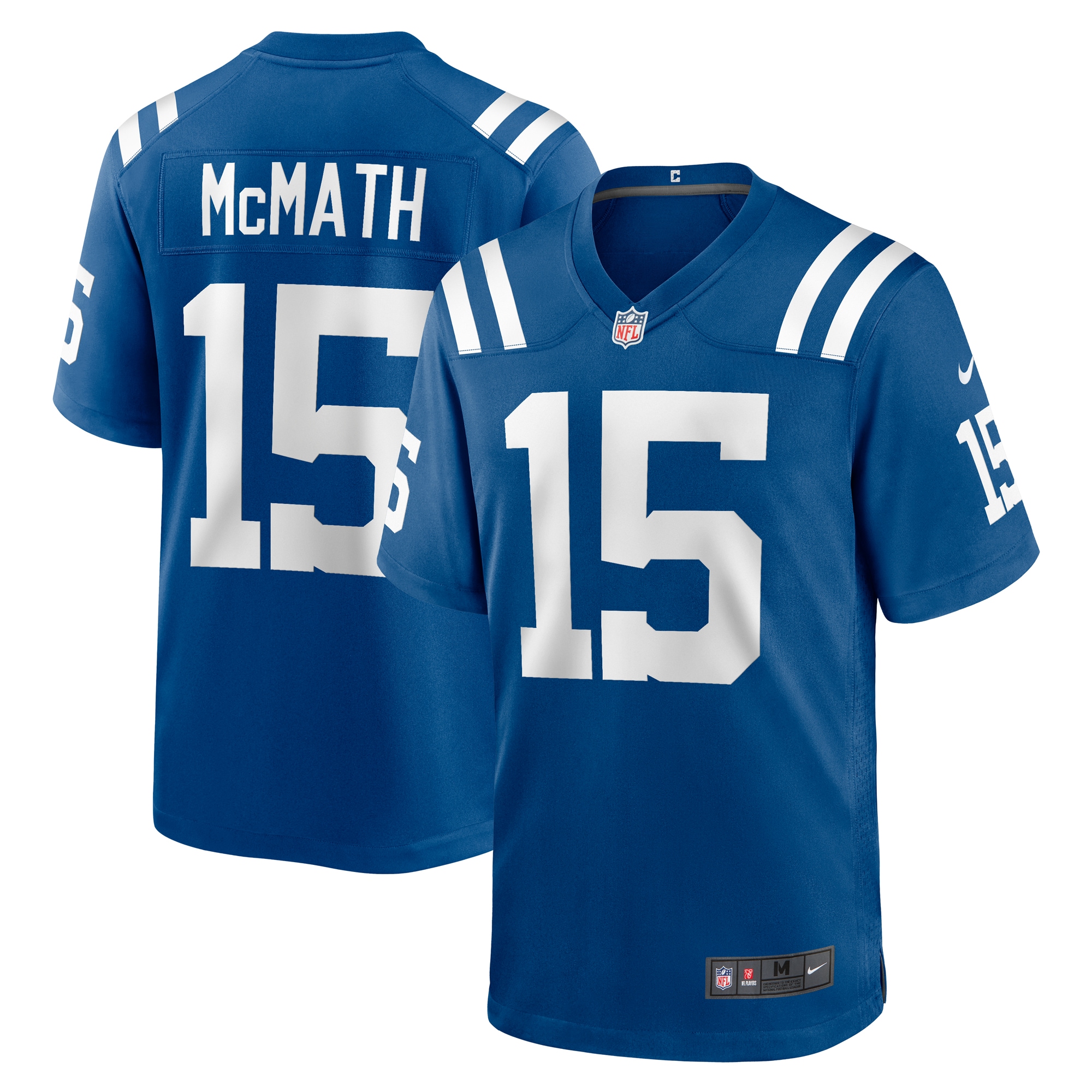 Men's Indianapolis Colts Racey Mcmath Royal Team Game Jersey Js1368