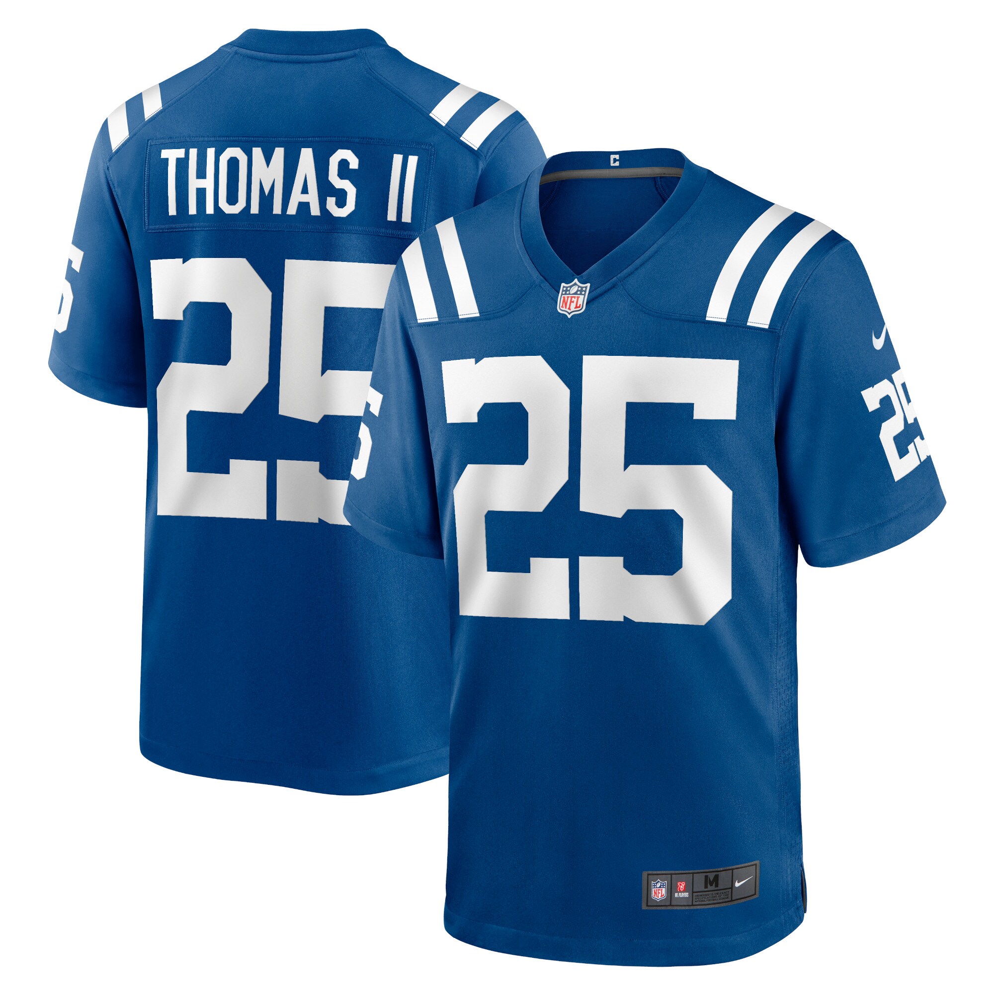 Men's Indianapolis Colts Rodney Thomas Ii Royal Game Player Jersey Js4854