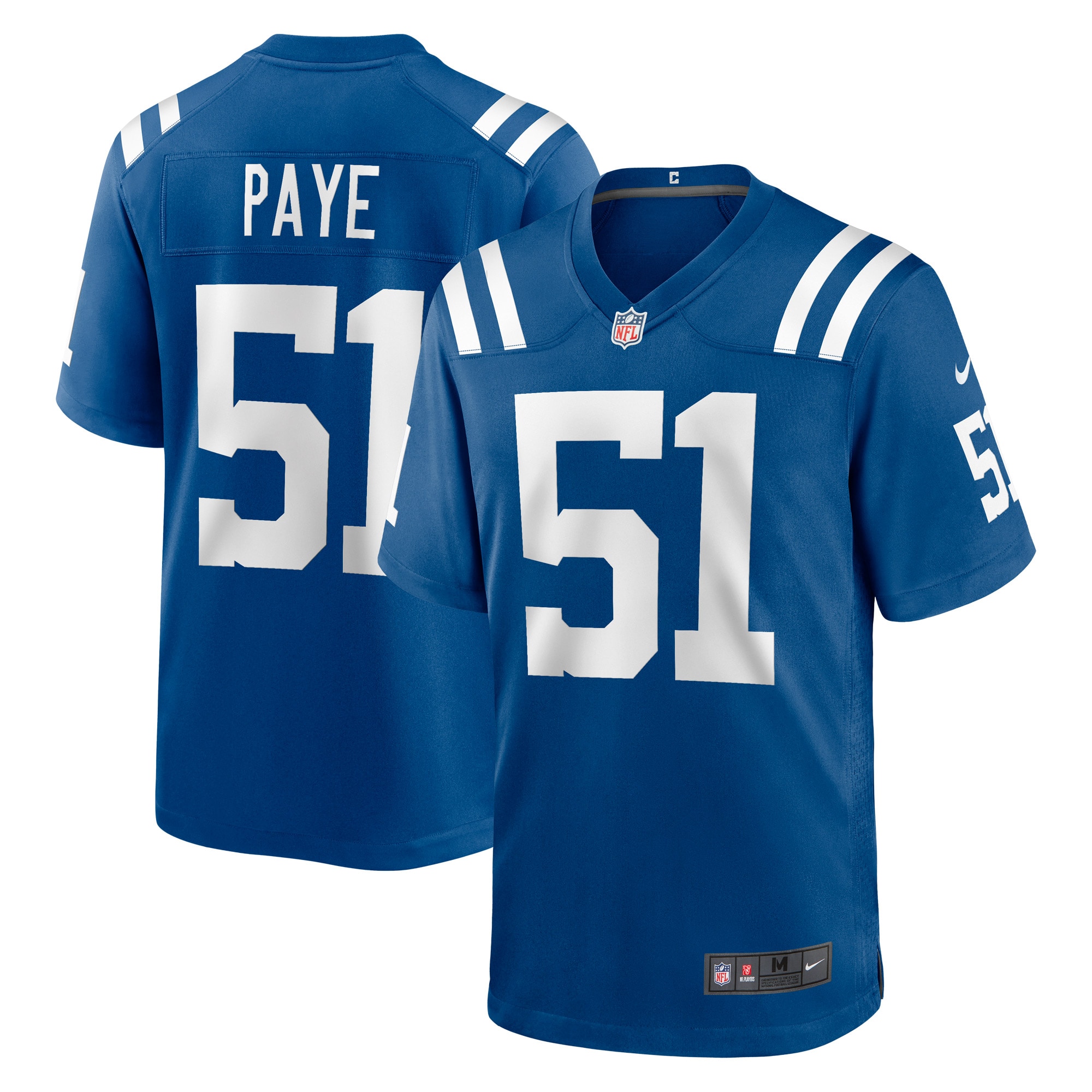 Men's Indianapolis Colts Royal Game Jersey Js4343