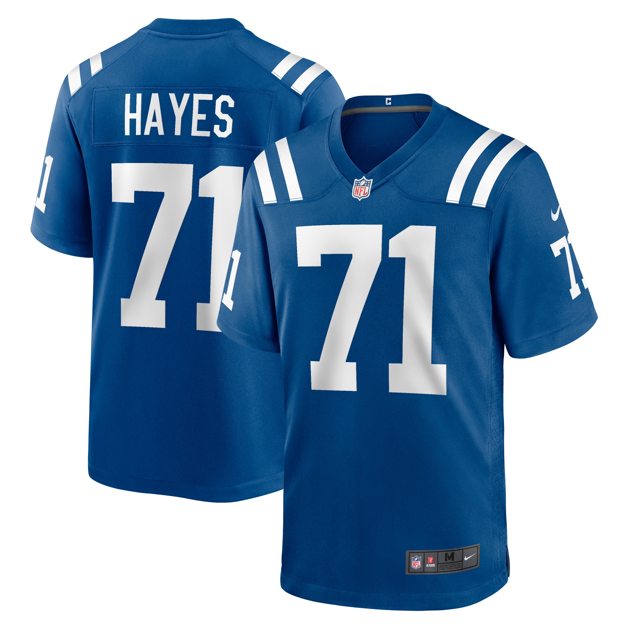 Men's Indianapolis Colts Ryan Hayes Royal Team Game Jersey Js3371