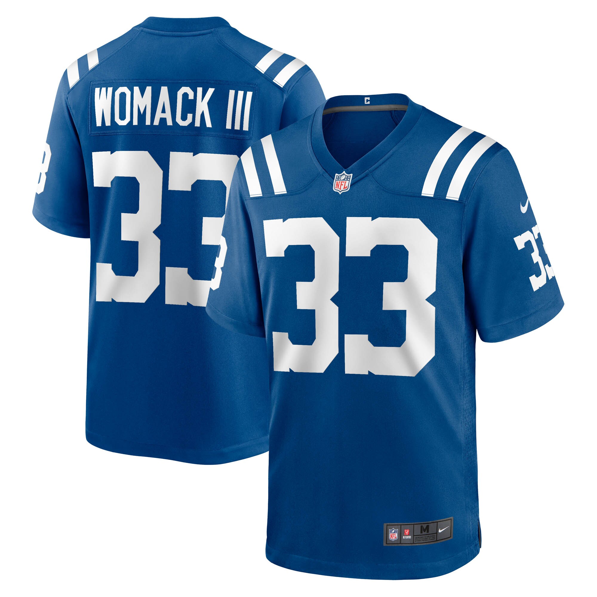 Men's Indianapolis Colts Samuel Womack Iii Royal Game Jersey Js9644