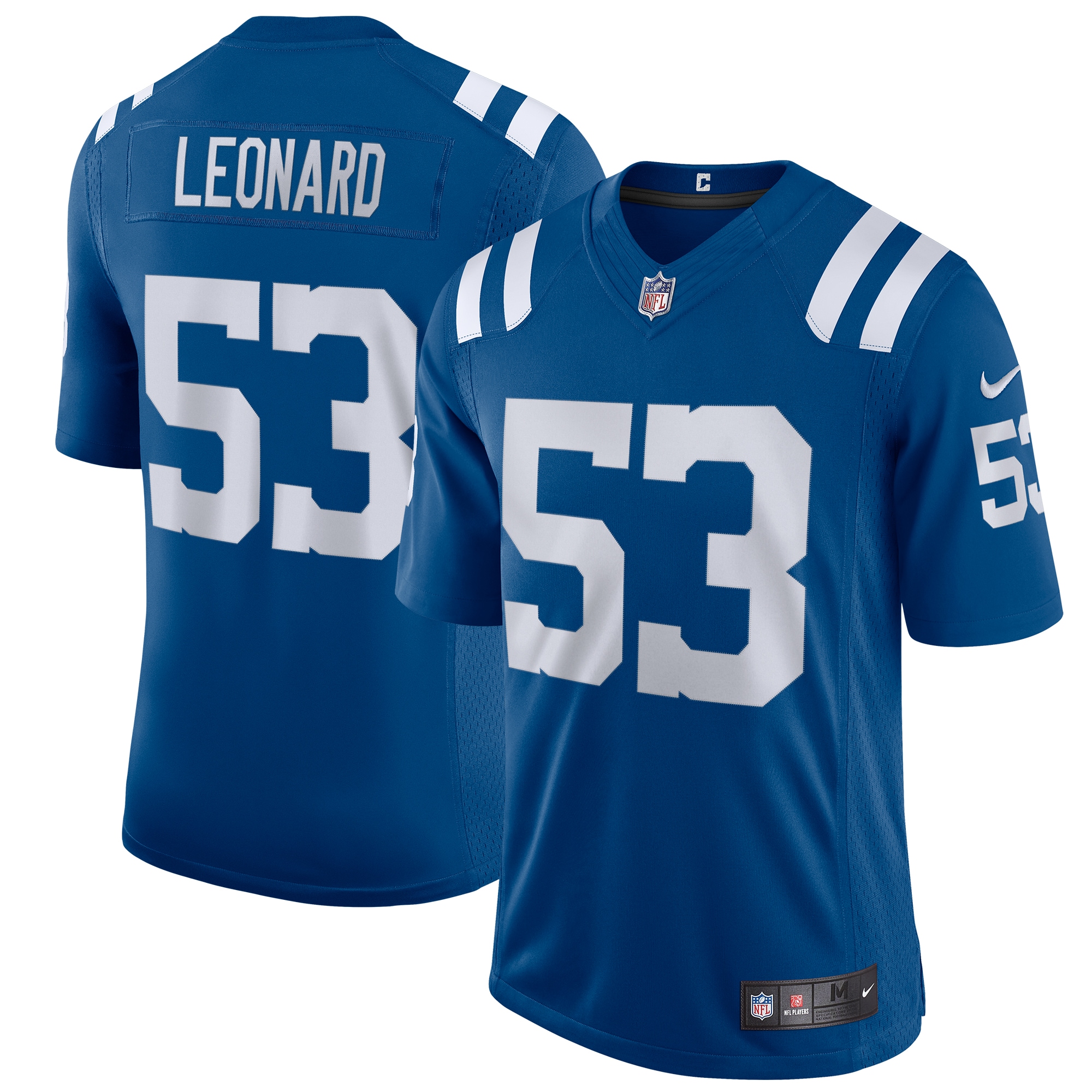 Men's Indianapolis Colts Shaquille Leonard Royal Vapor Limited Jersey Js7642