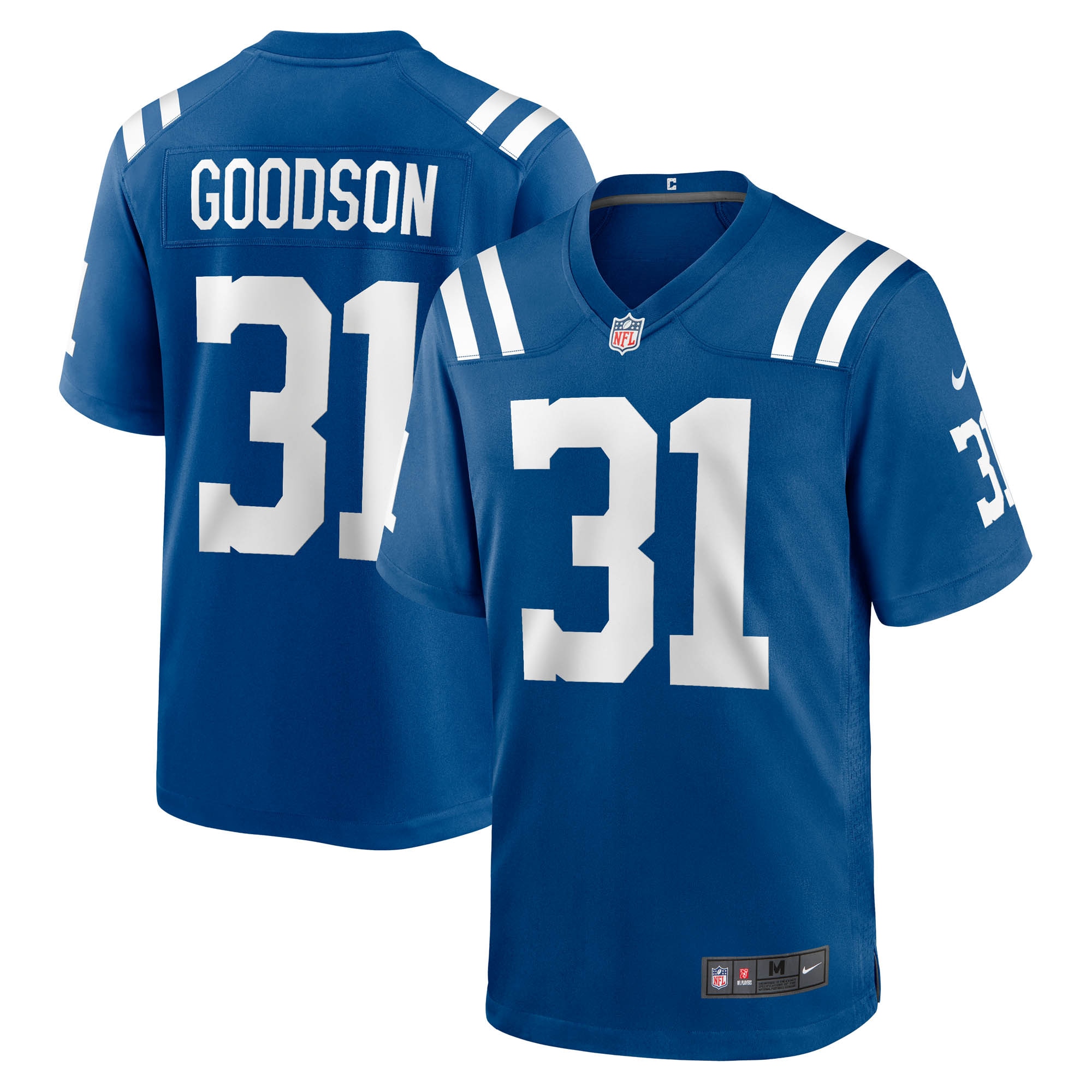Men's Indianapolis Colts Tyler Goodson Royal Game Jersey Js5188