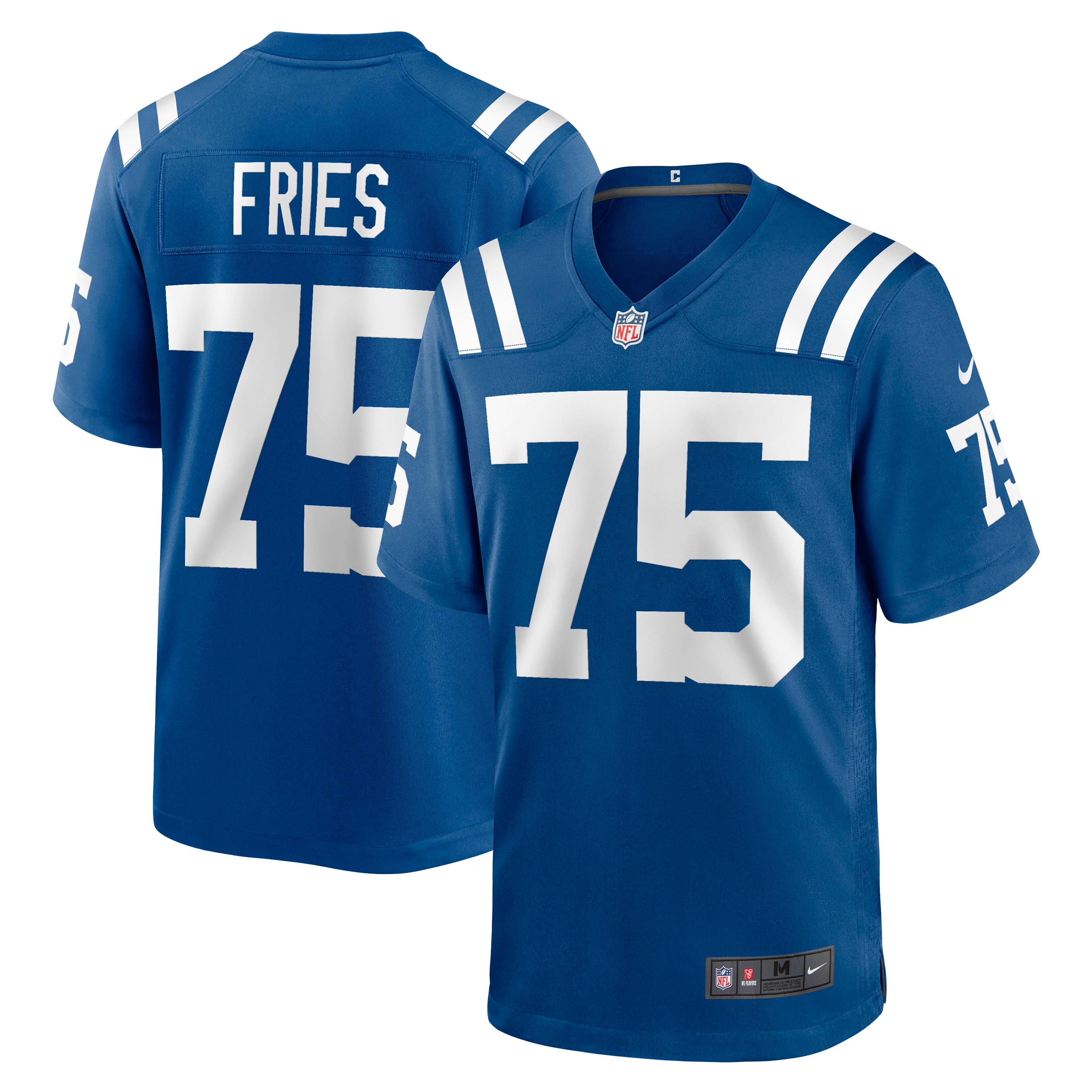 Men's Indianapolis Colts Will Fries Royal Game Jersey Js5642