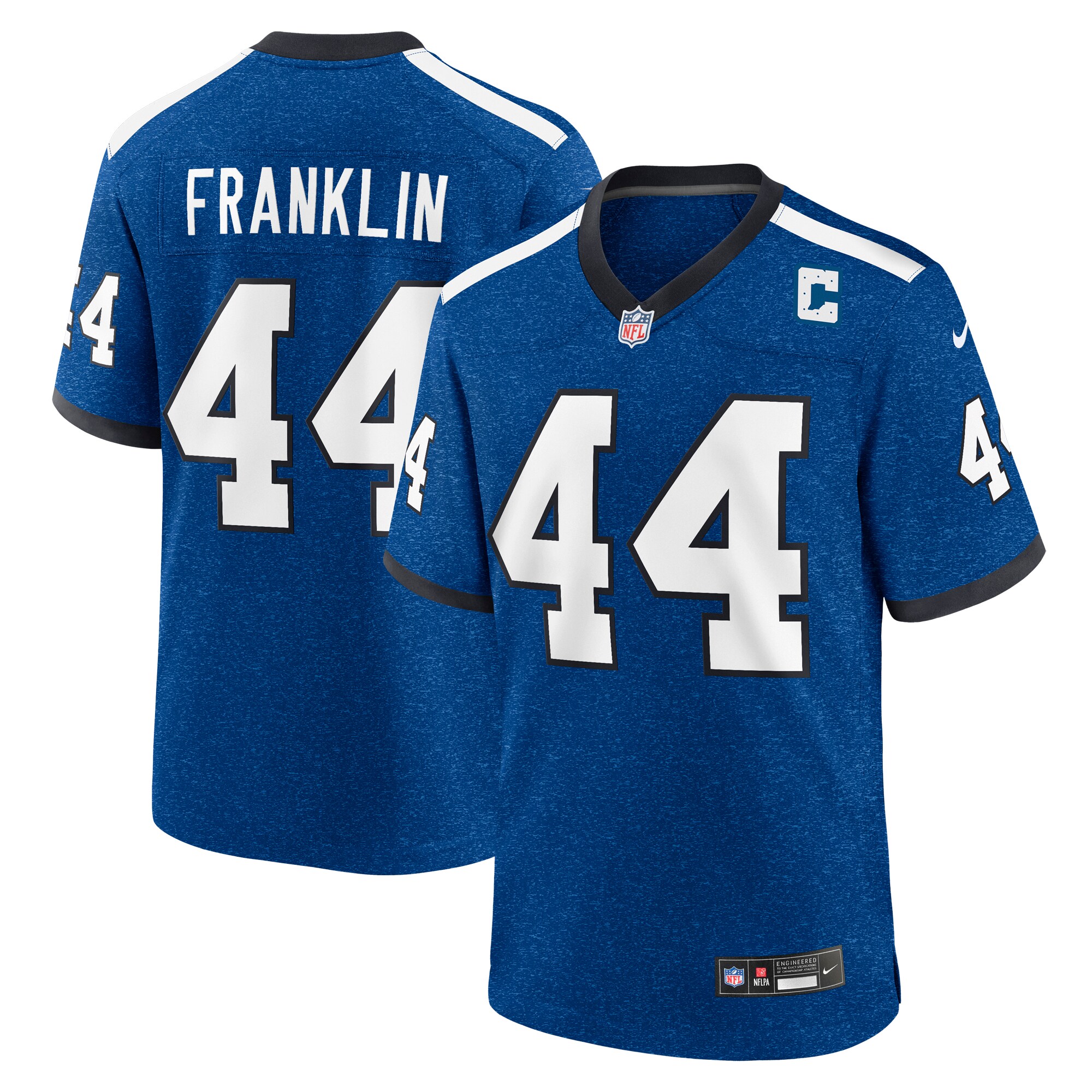 Men's Indianapolis Colts Zaire Franklin Royal Indiana Nights Alternate Game Jersey Js6178