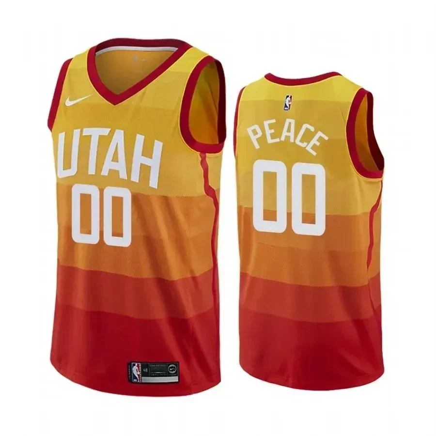 Men's Jordan Clarkson Peace Jazz City Jersey