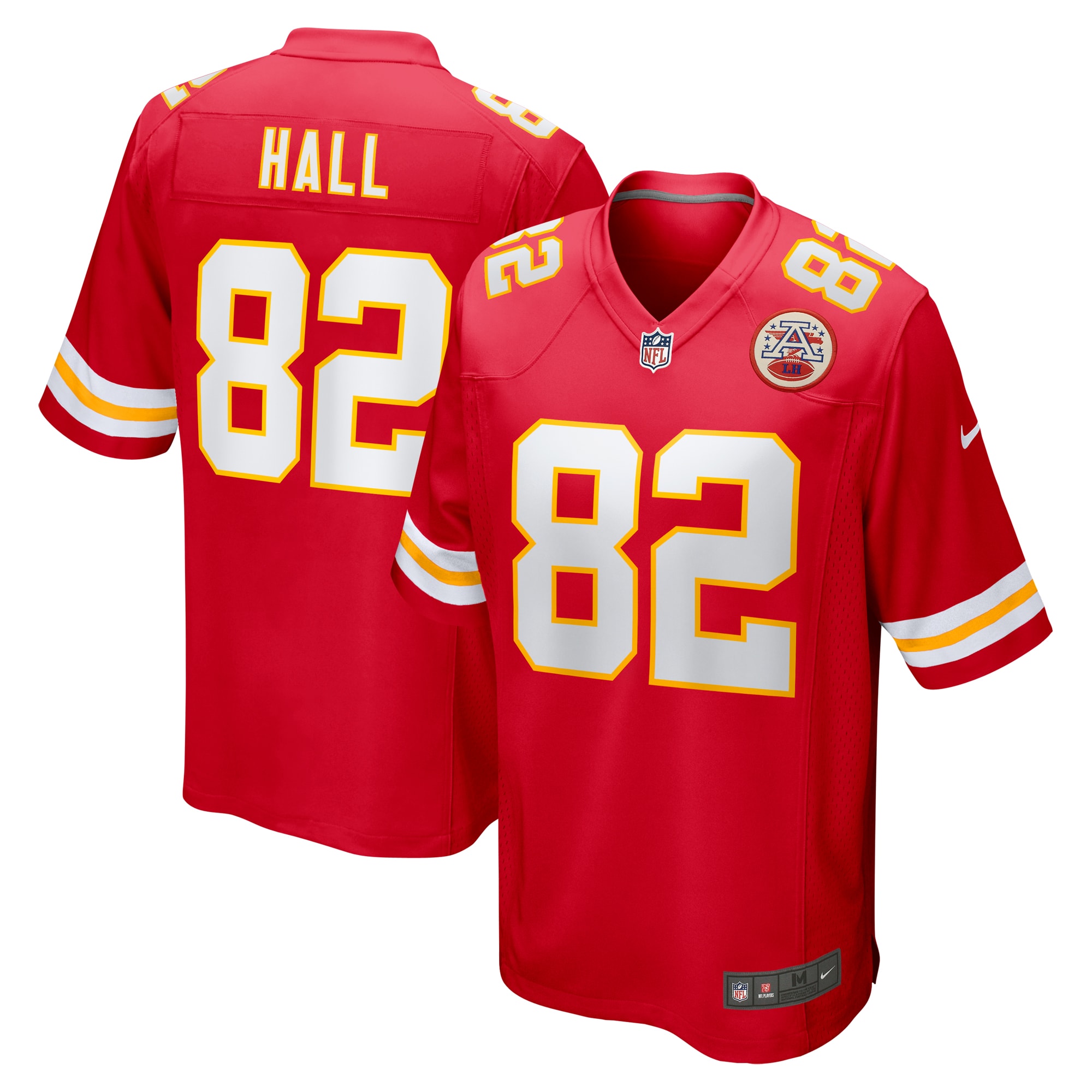 Men's Kansas City Chiefs Dante Hall Red Retired Player Game Jersey Js2182