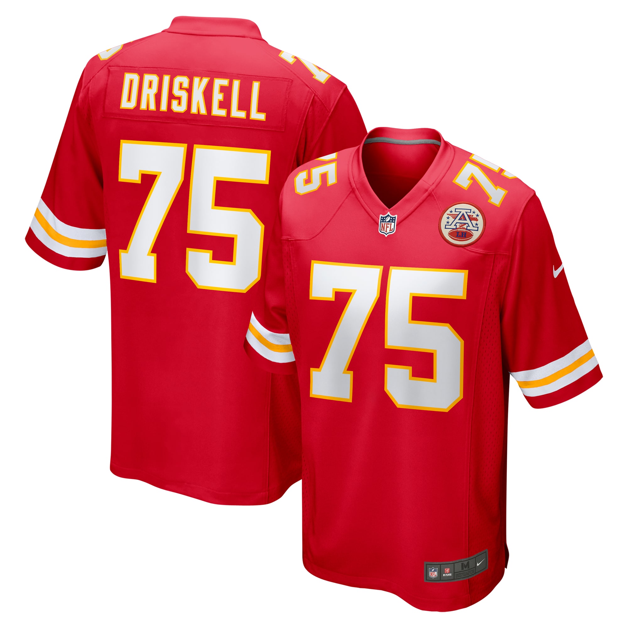 Men's Kansas City Chiefs Ethan Driskell Red Game Jersey Js8165