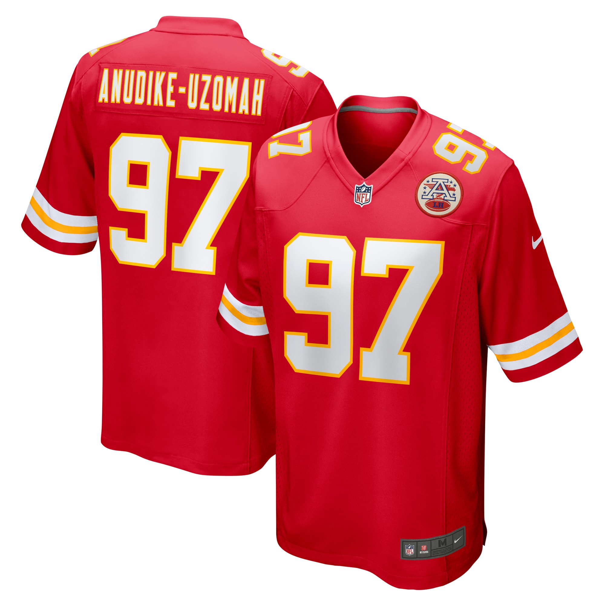 Men's Kansas City Chiefs Felix Anudike-uzomah Red Game Jersey Js8771