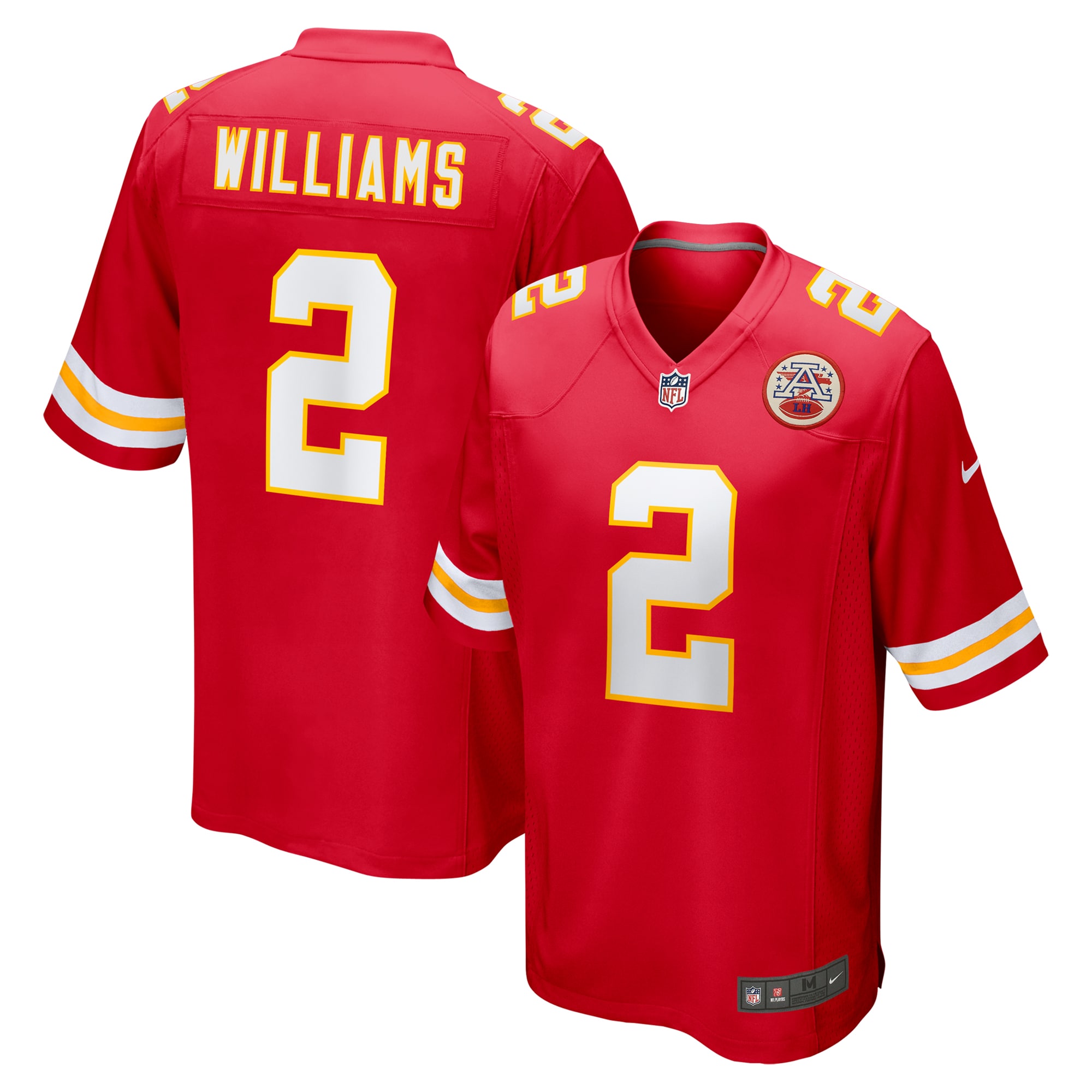 Men's Kansas City Chiefs Joshua Williams Red Game Jersey Js7710