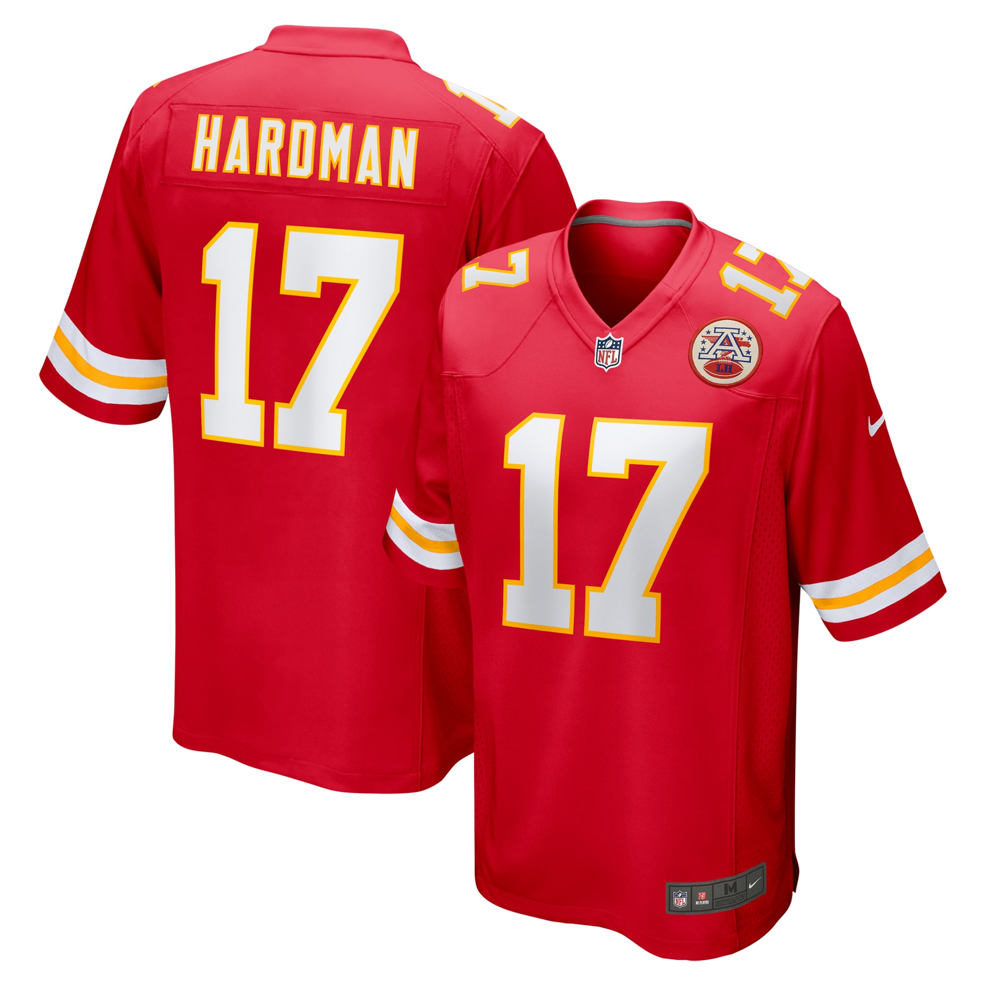 Men's Kansas City Chiefs Mecole Hardman Red Game Jersey Js8021