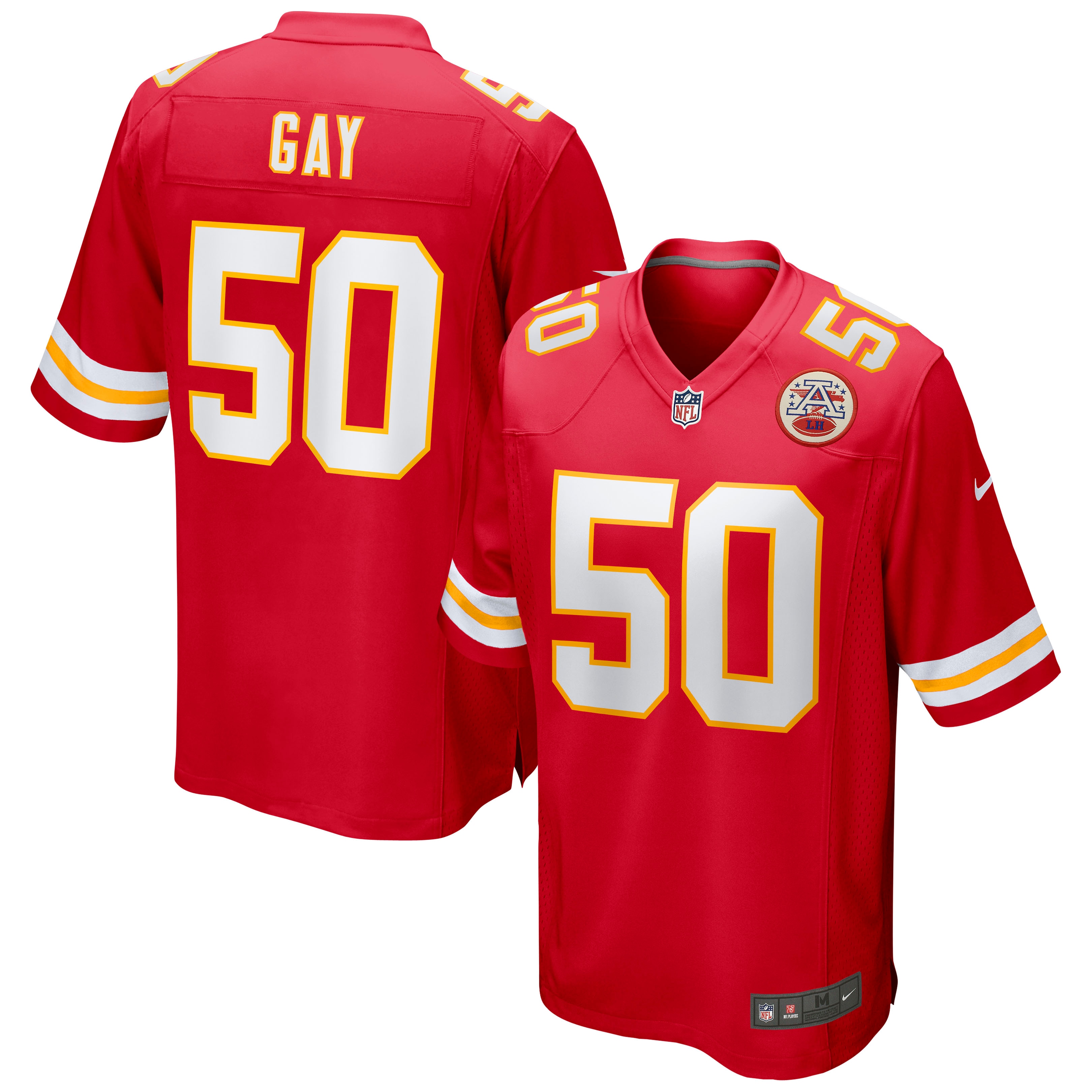 Men's Kansas City Chiefs Willie Gay Red Game Jersey Js9284