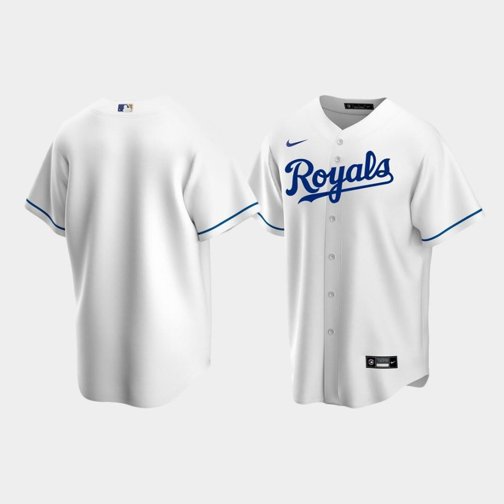 Men's Kansas City Royals White Home Jersey