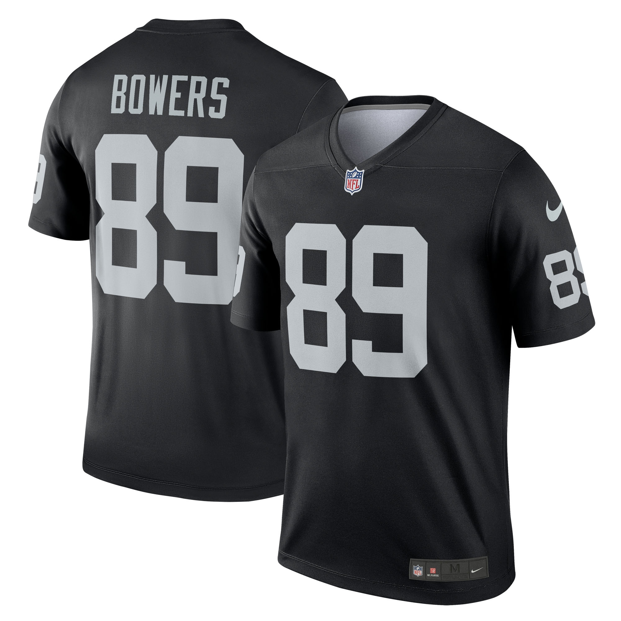 Men's Las Vegas Raiders Brock Bowers Black Team Legend Jersey Js7381