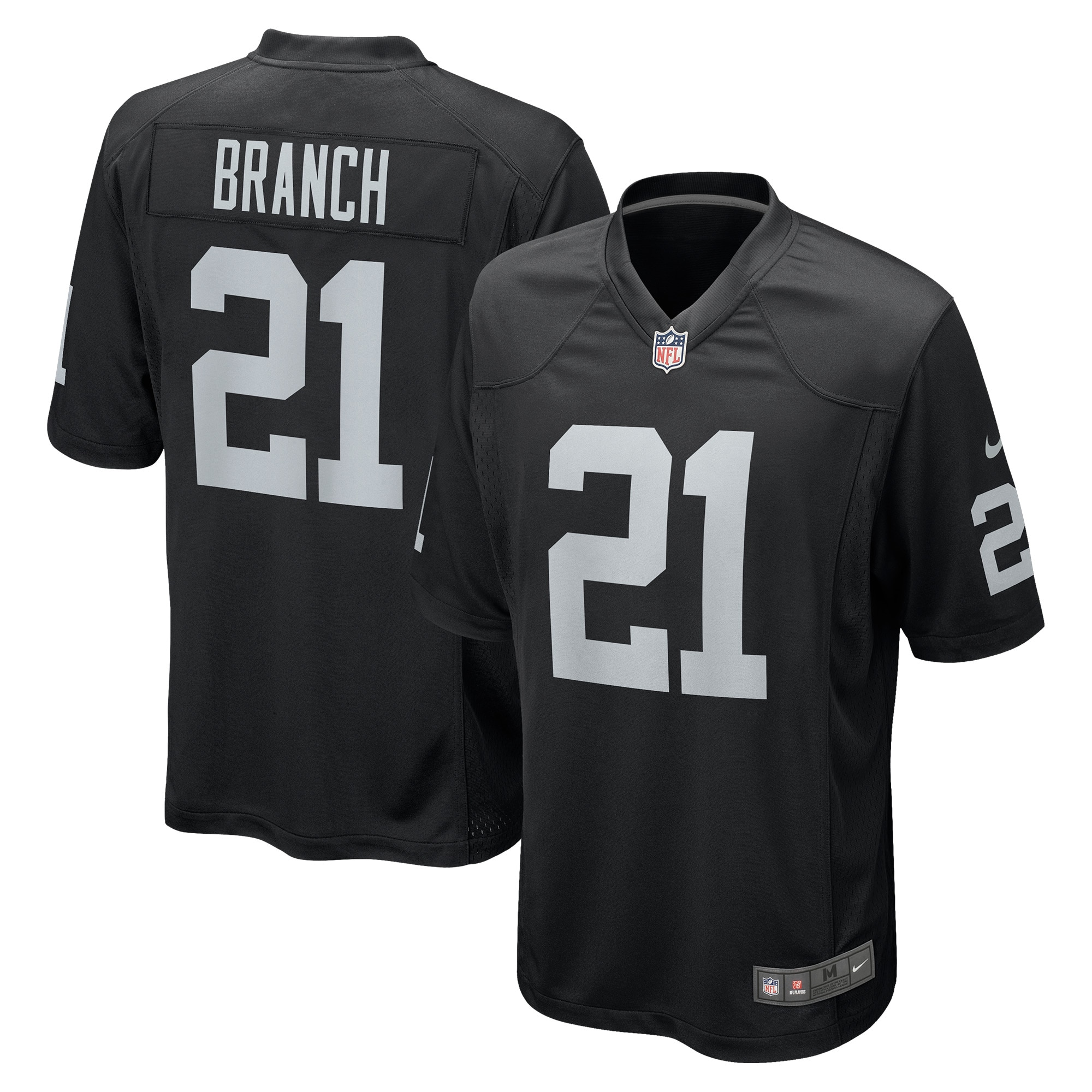 Men's Las Vegas Raiders Cliff Branch Black Retired Player Game Jersey Js8538