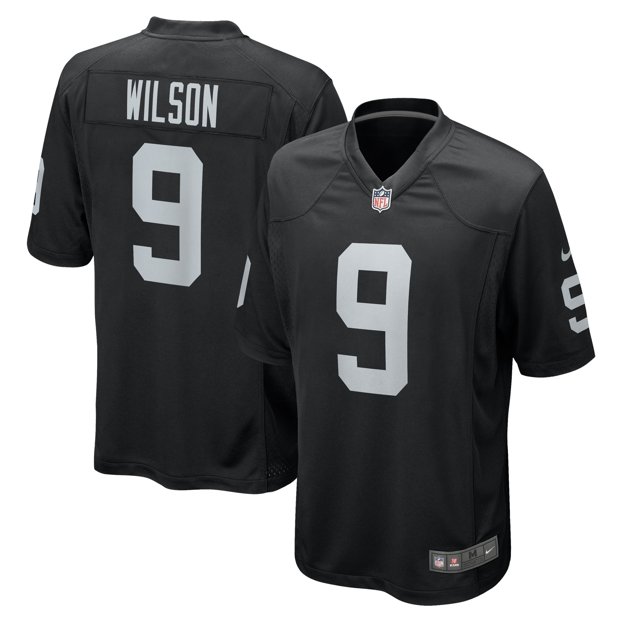 Men's Las Vegas Raiders Tyree Wilson Black Game Jersey Js8809